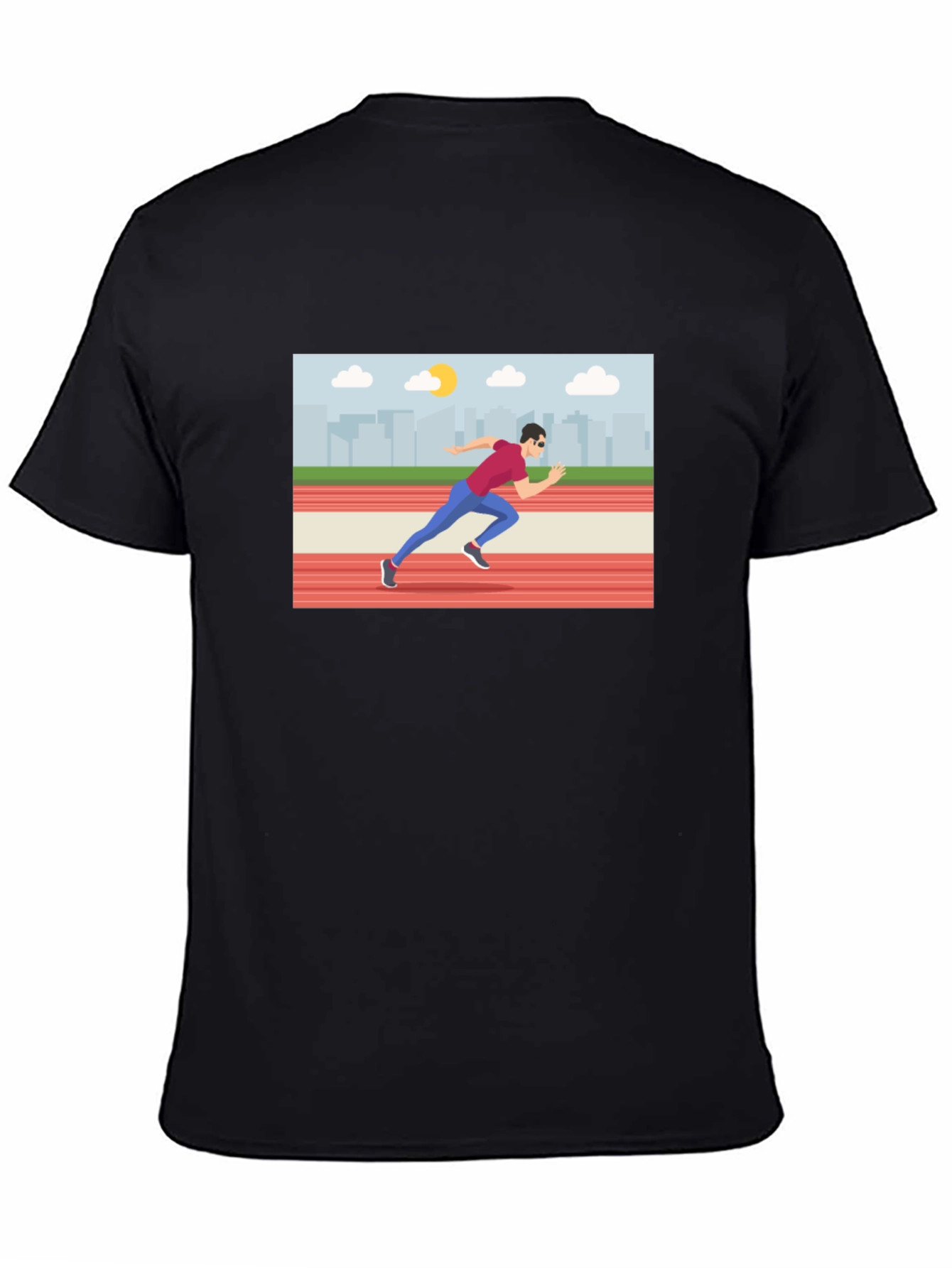 Runner Graphic Tee - Black T-Shirt