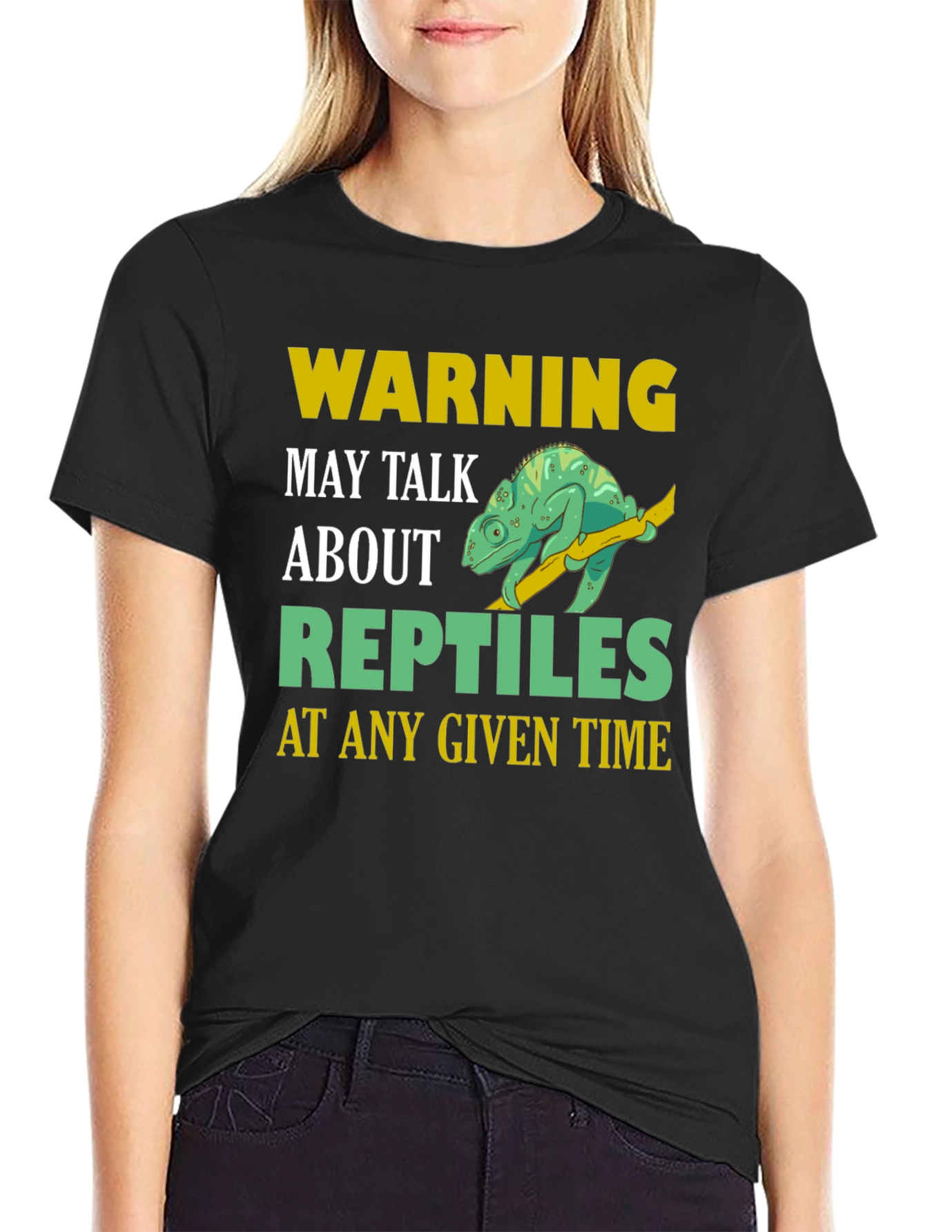 Warning May Talk About Reptiles T-Shirt