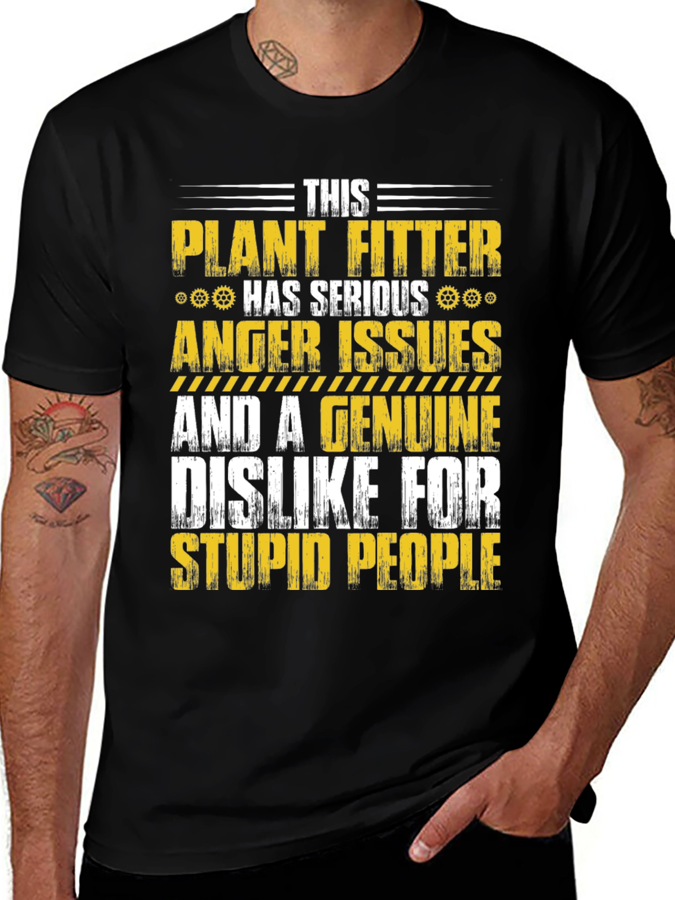 Plant Fitter Anger Issues Graphic T-Shirt