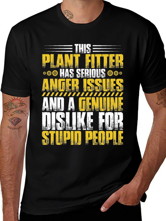 Plant Fitter Anger Issues Graphic T-Shirt