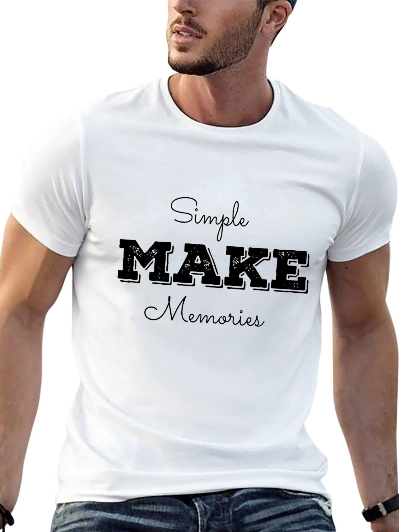 Simple Make Memories Graphic Tee