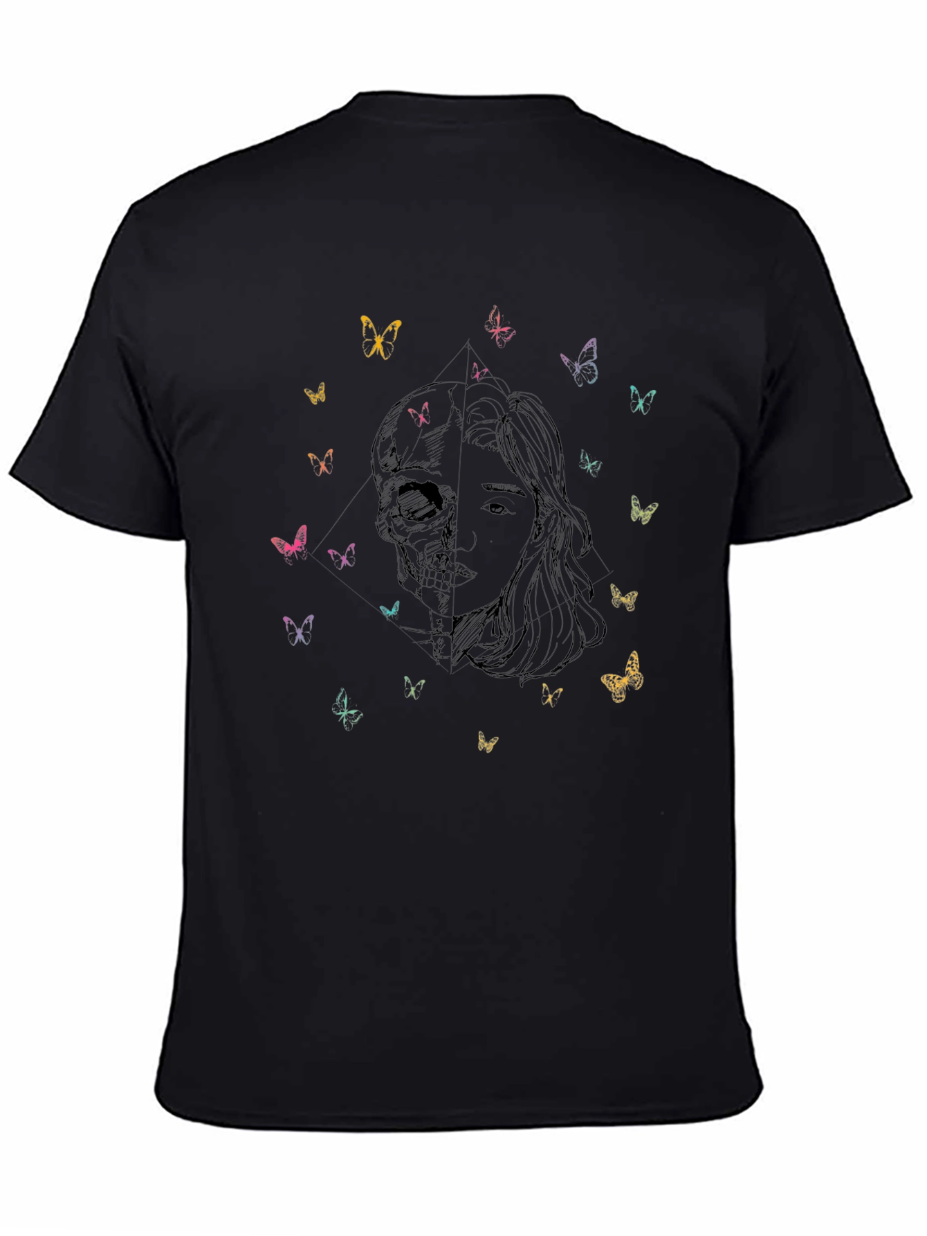 Skull and Beauty Butterfly T-Shirt