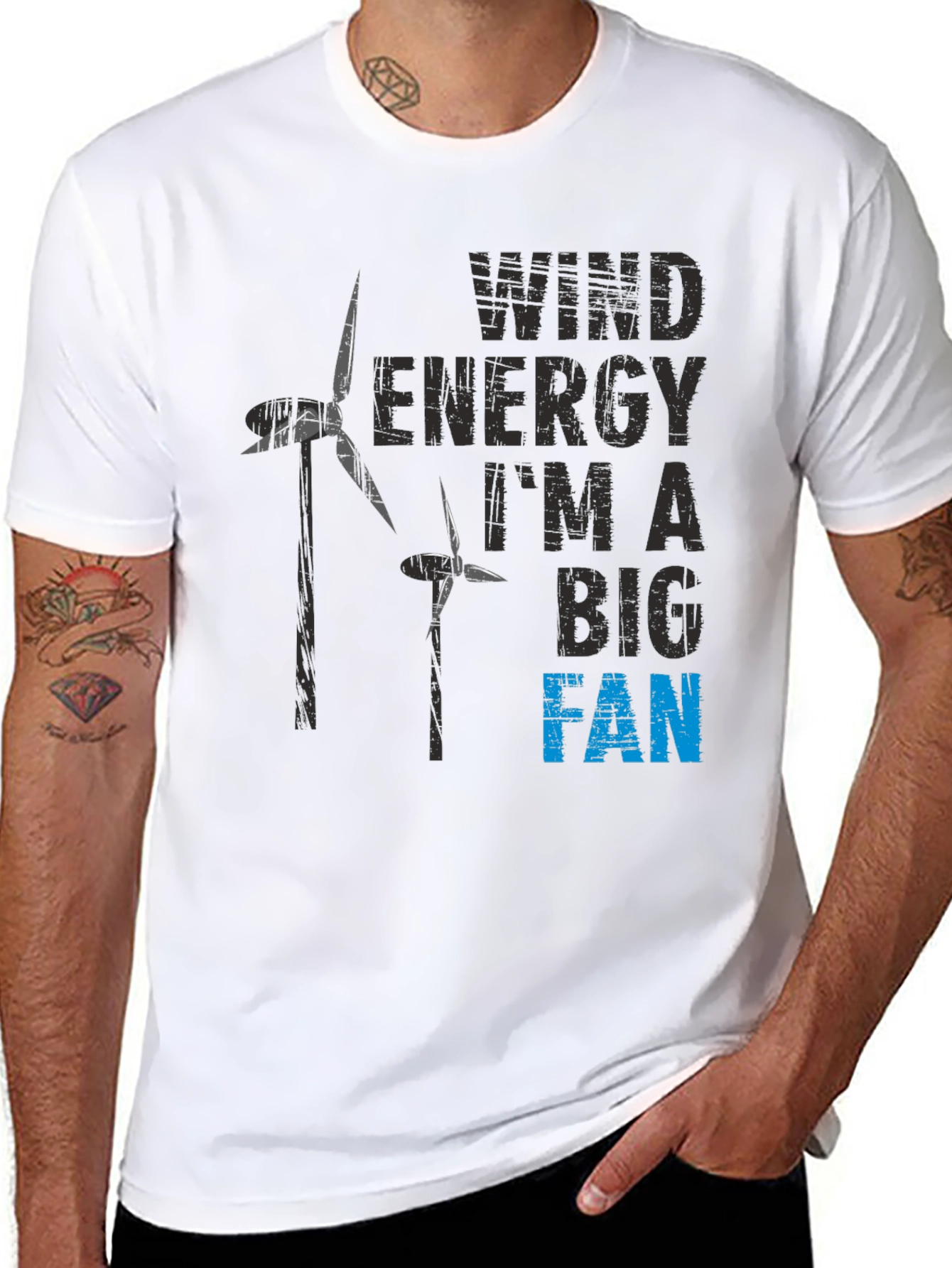 Wind Energy T-Shirt - Im a Big Fan