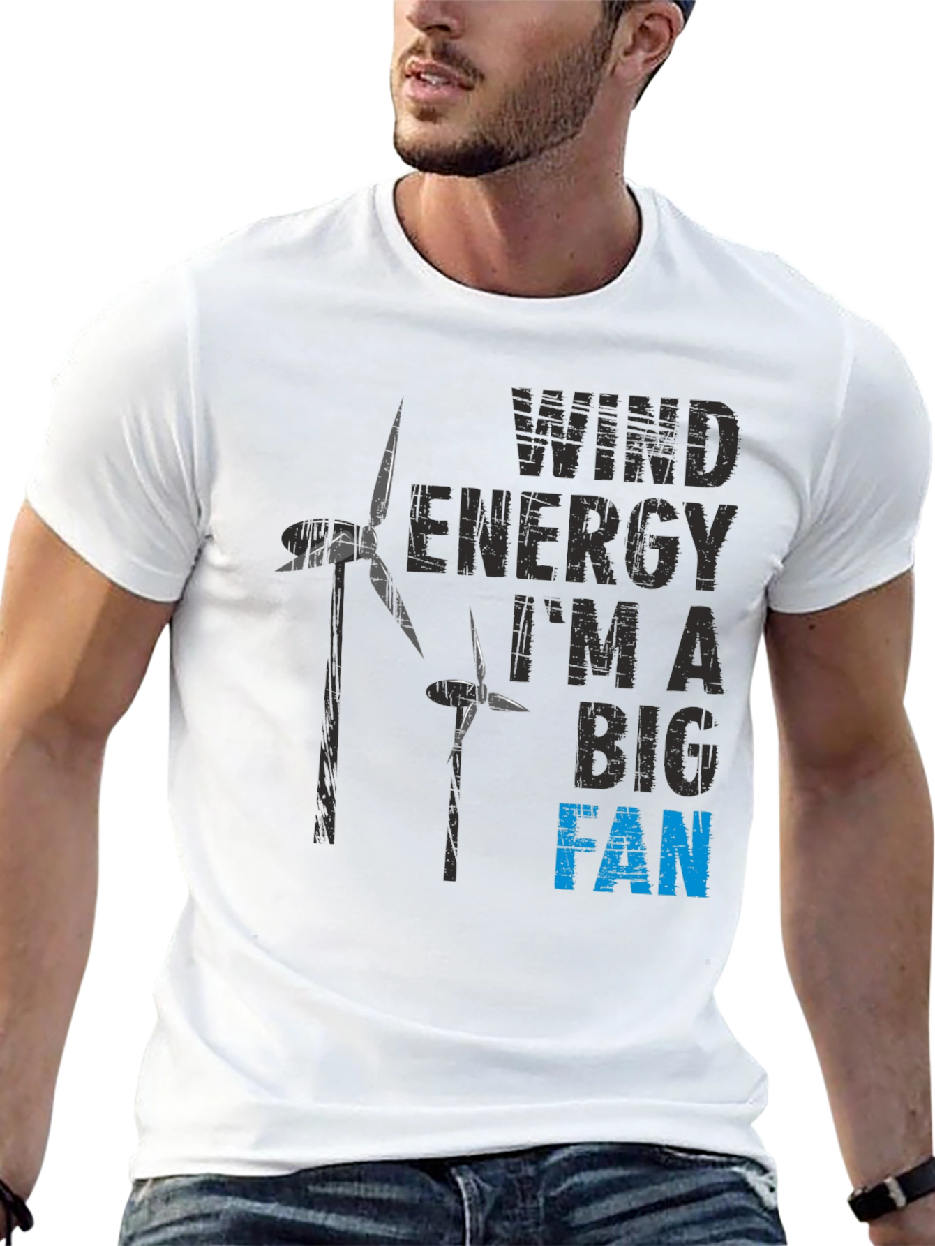 Wind Energy T-Shirt - Im a Big Fan
