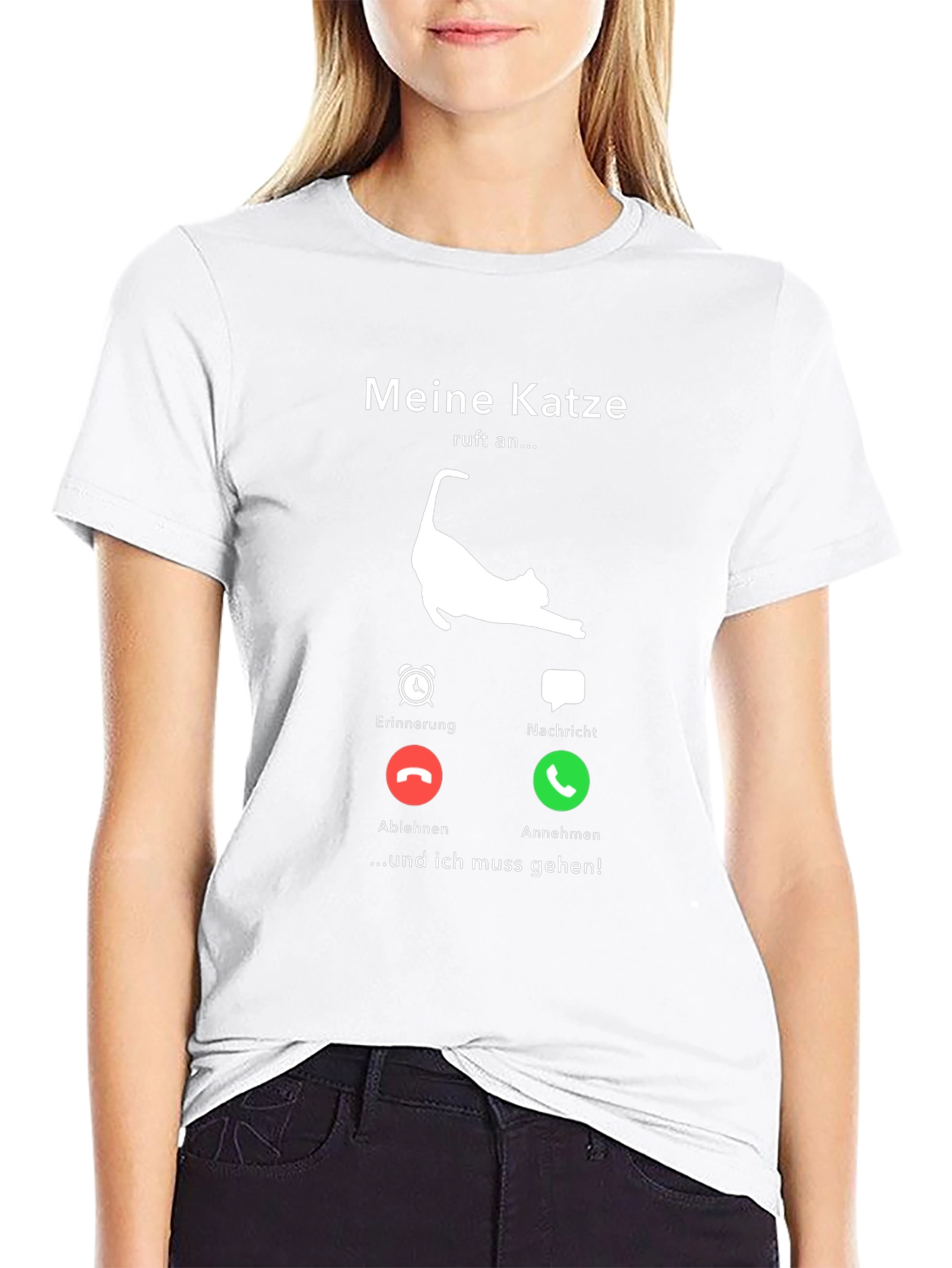 Meine Katze Calls Mens T-Shirt - Cat Lover Tee