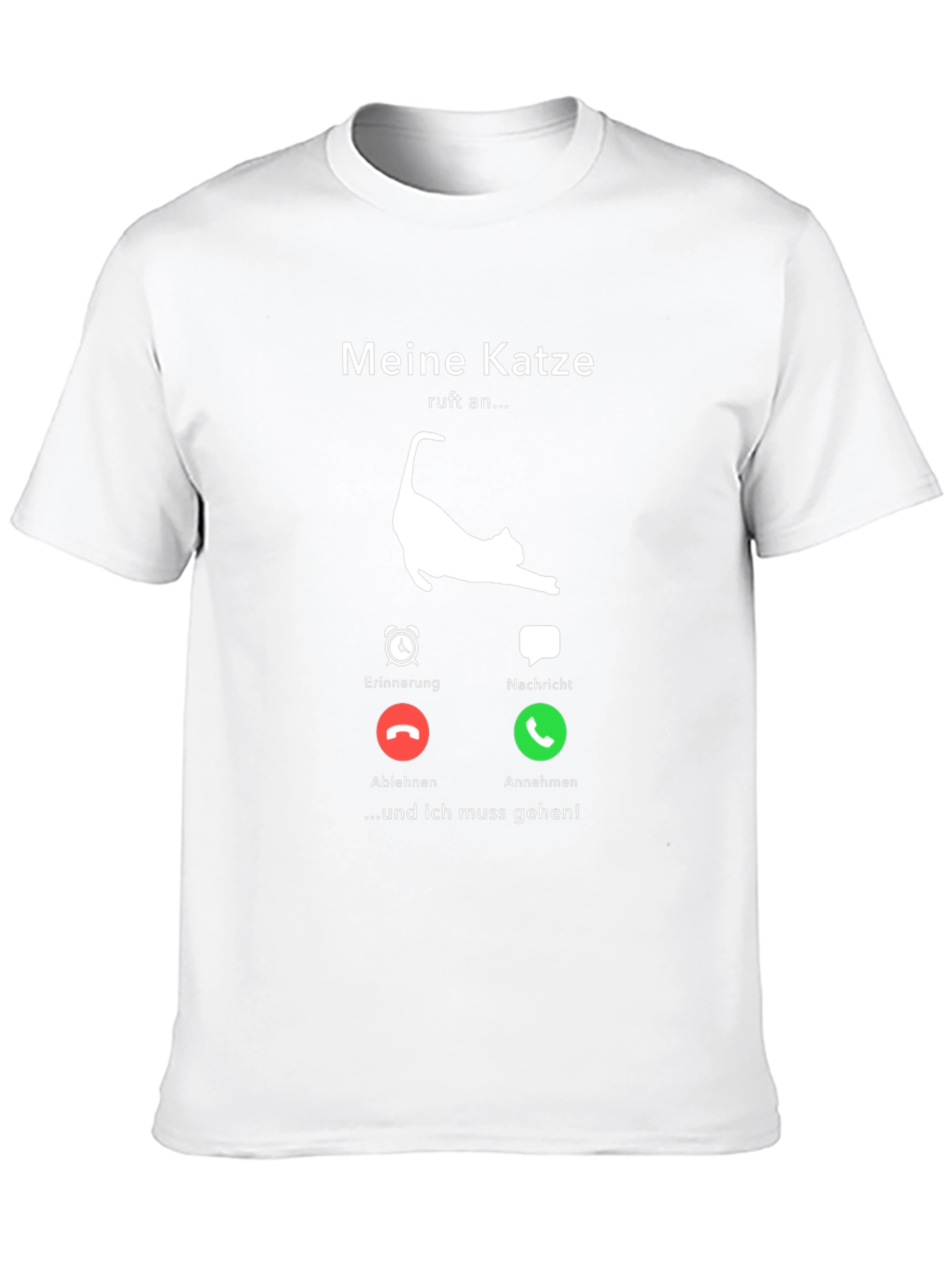Meine Katze Calls Mens T-Shirt - Cat Lover Tee