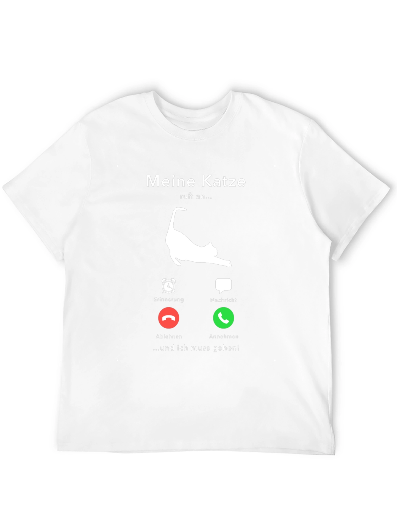 Meine Katze Calls Mens T-Shirt - Cat Lover Tee