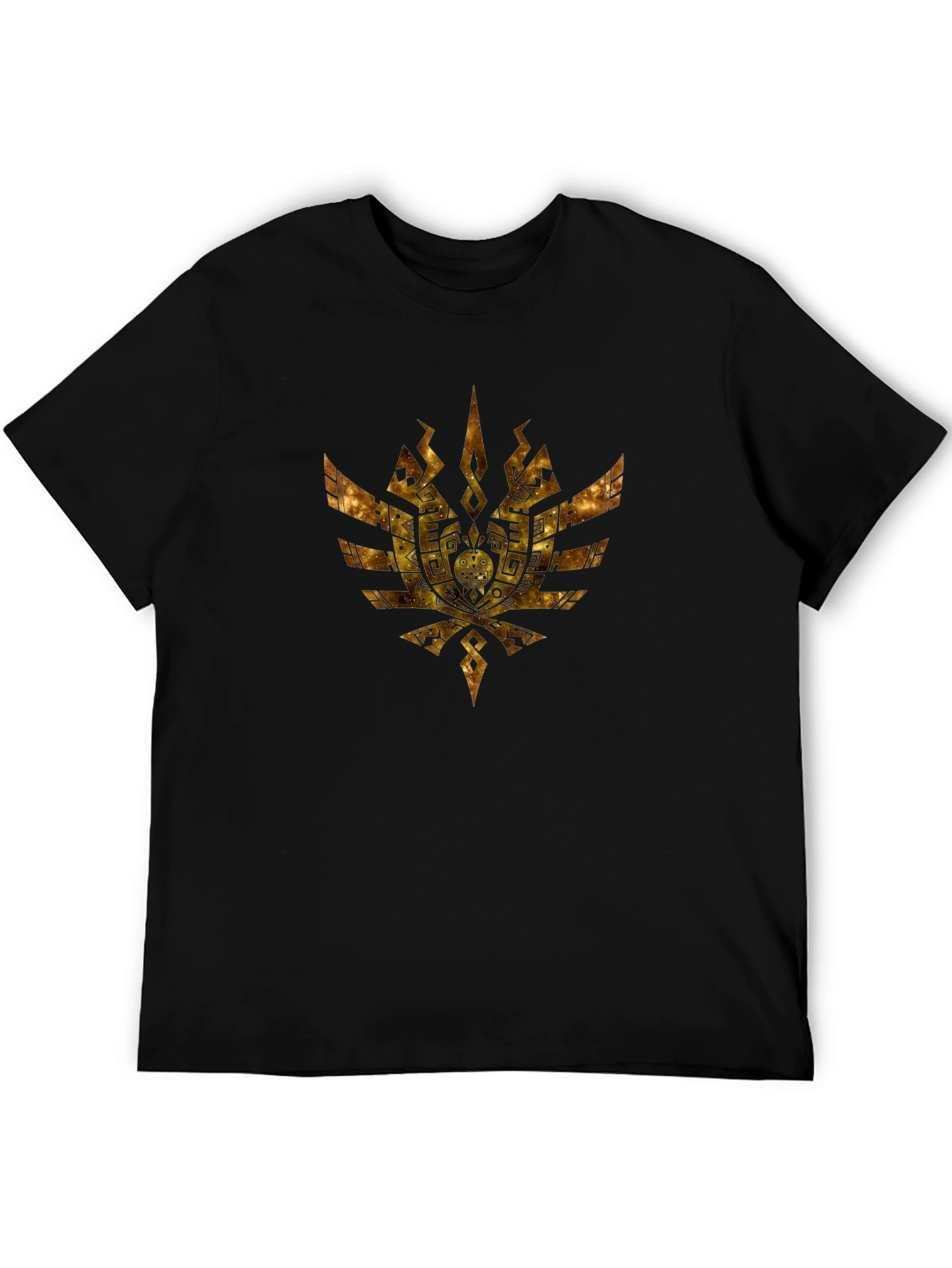 Golden Crest Black T-Shirt