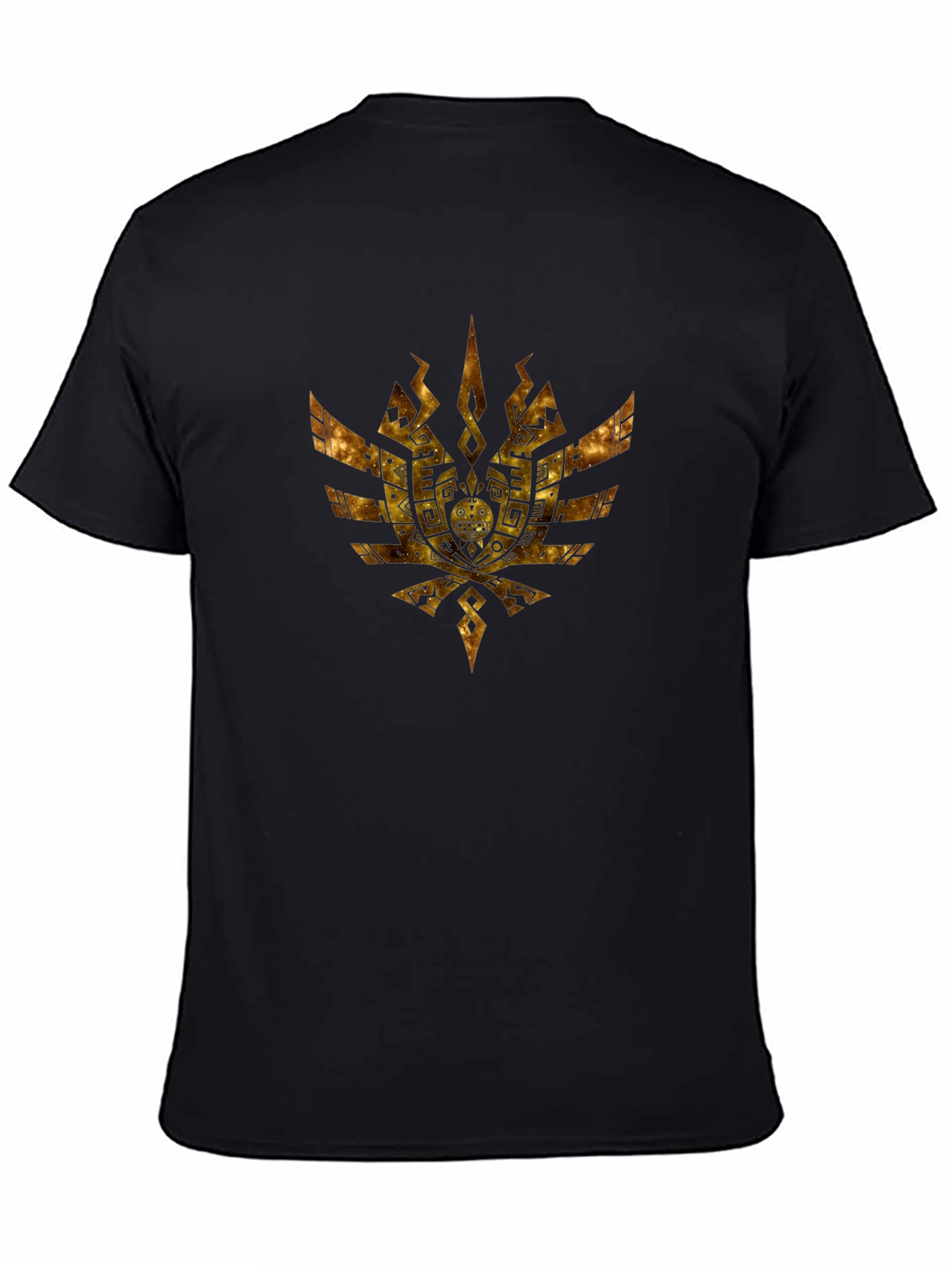 Golden Crest Black T-Shirt