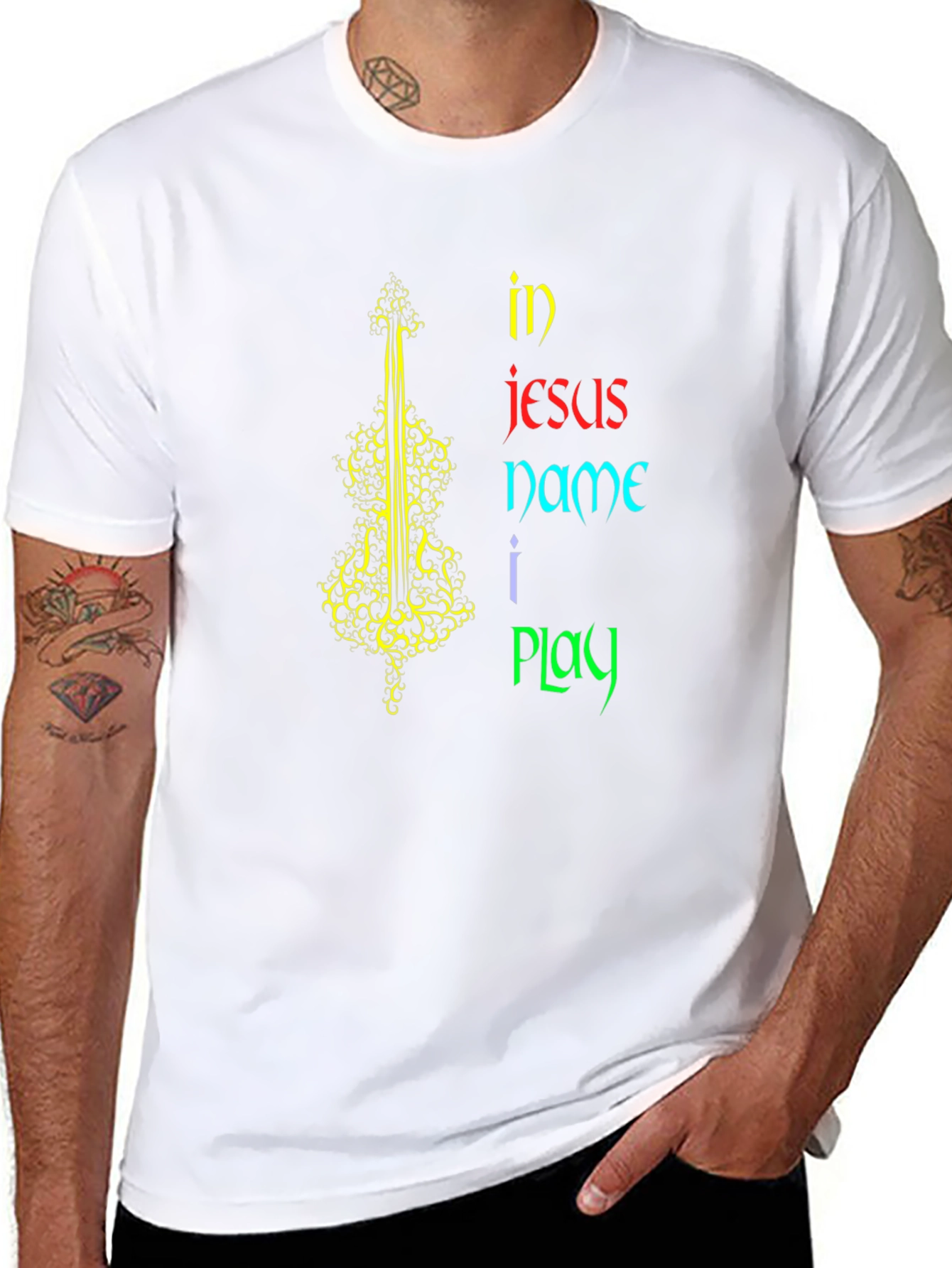 In Jesus Name I Play T-Shirt