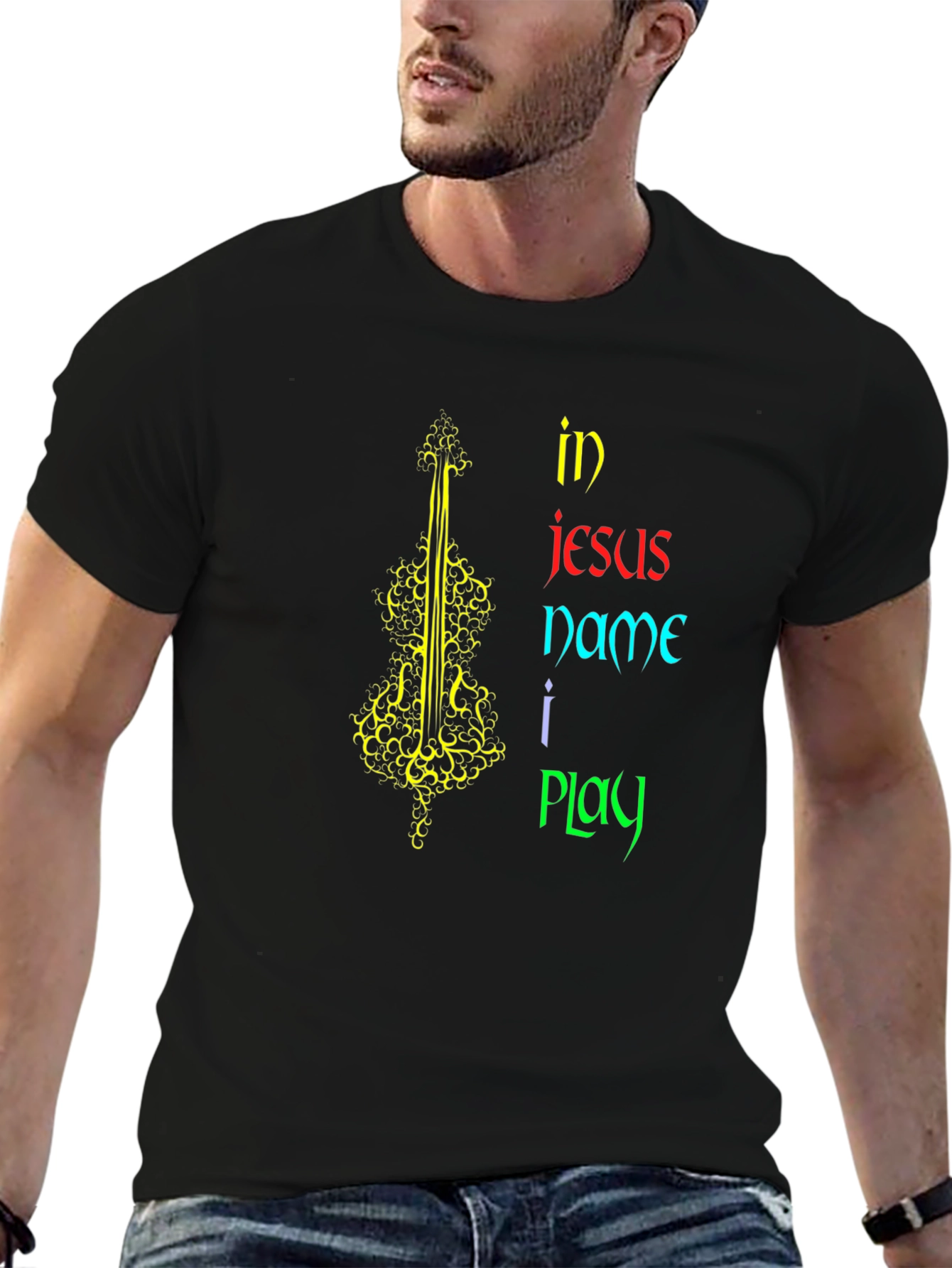 In Jesus Name I Play T-Shirt