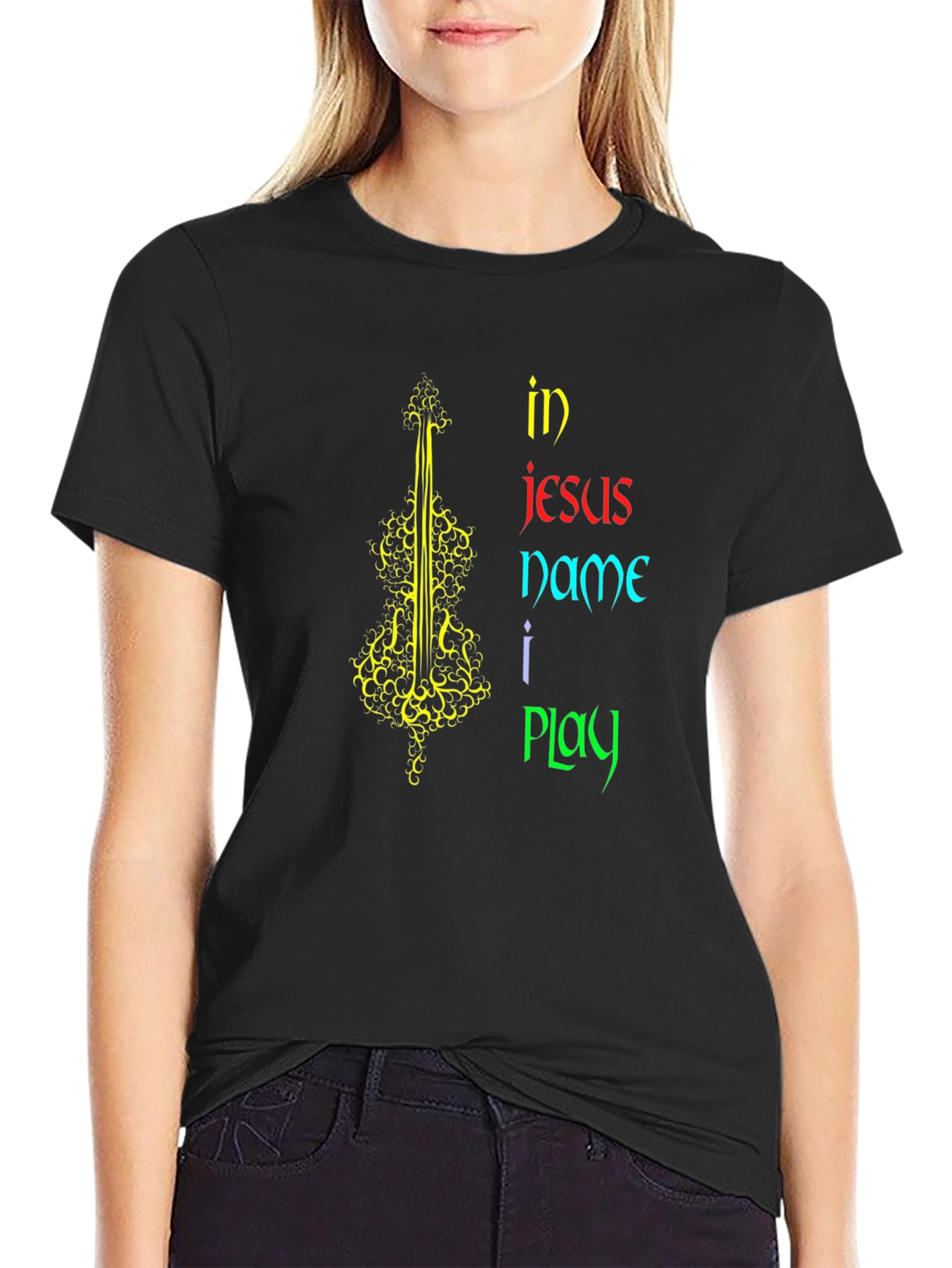 In Jesus Name I Play T-Shirt