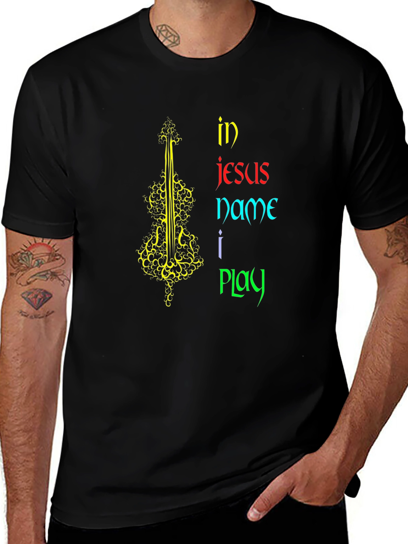In Jesus Name I Play T-Shirt