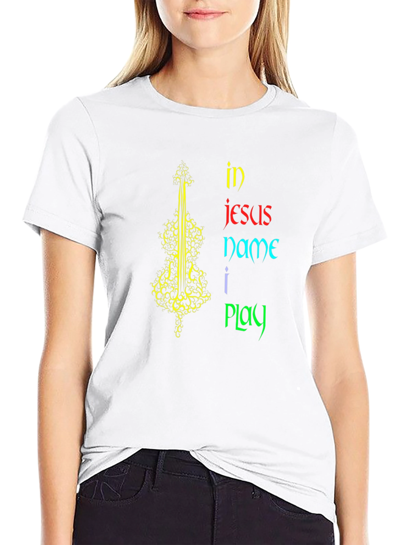In Jesus Name I Play T-Shirt