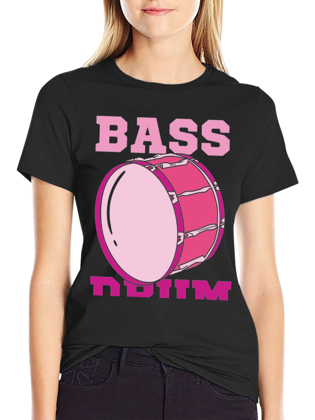 Bass Drum Graphic Tee - Music Lovers T-Shirt