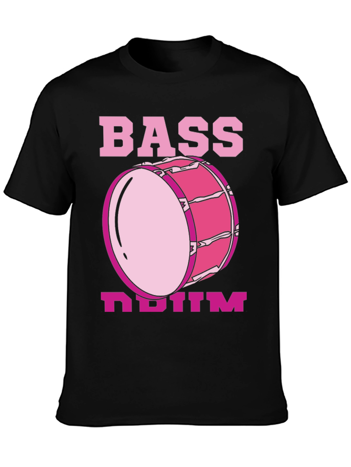 Bass Drum Graphic Tee - Music Lovers T-Shirt