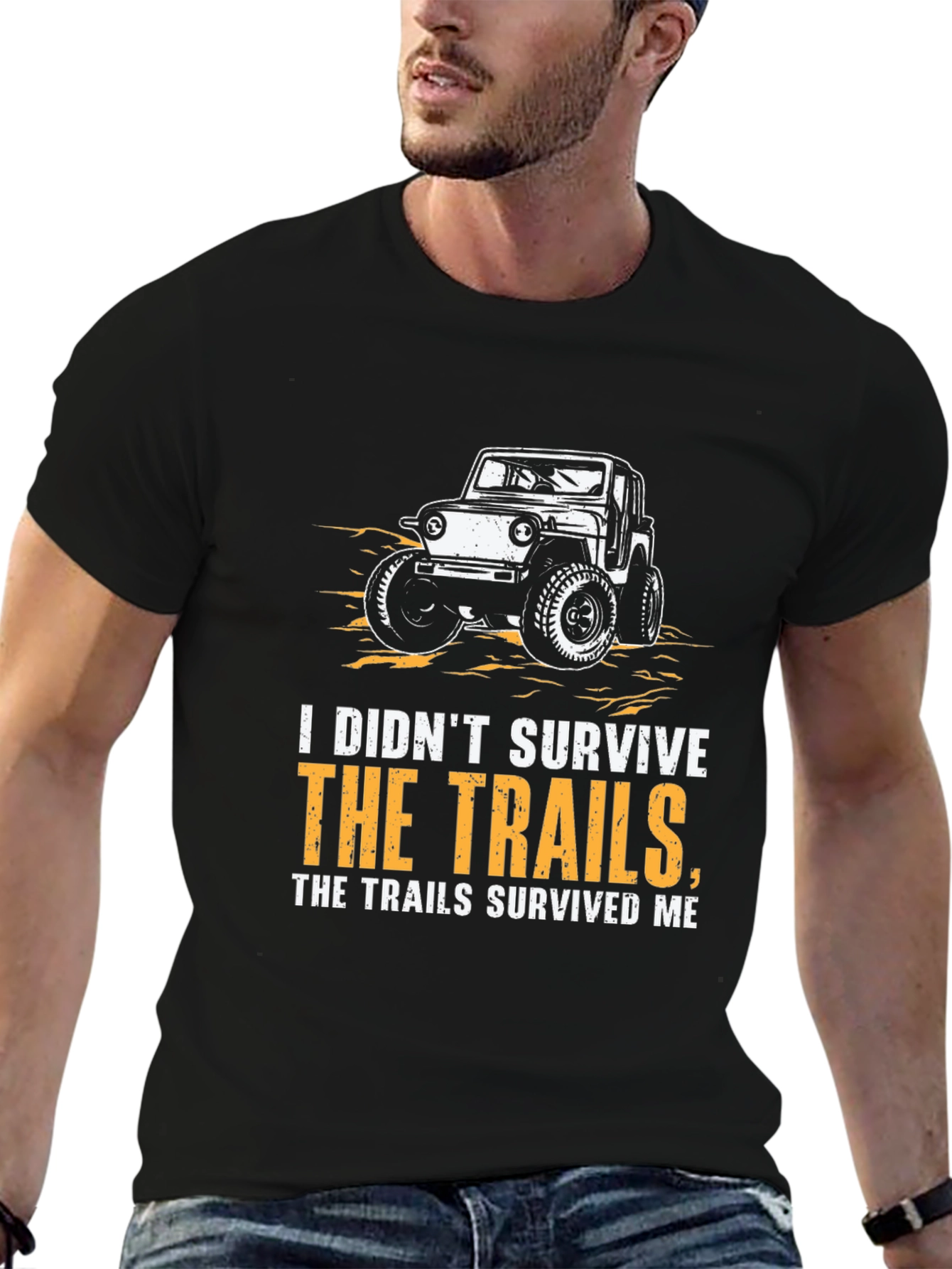 Off-Roading Humor Graphic T-Shirt - Trail Survivor