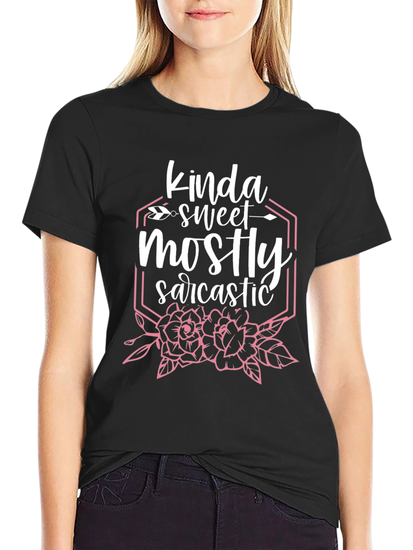 Kinda Sweet Mostly Sarcastic Graphic T-Shirt