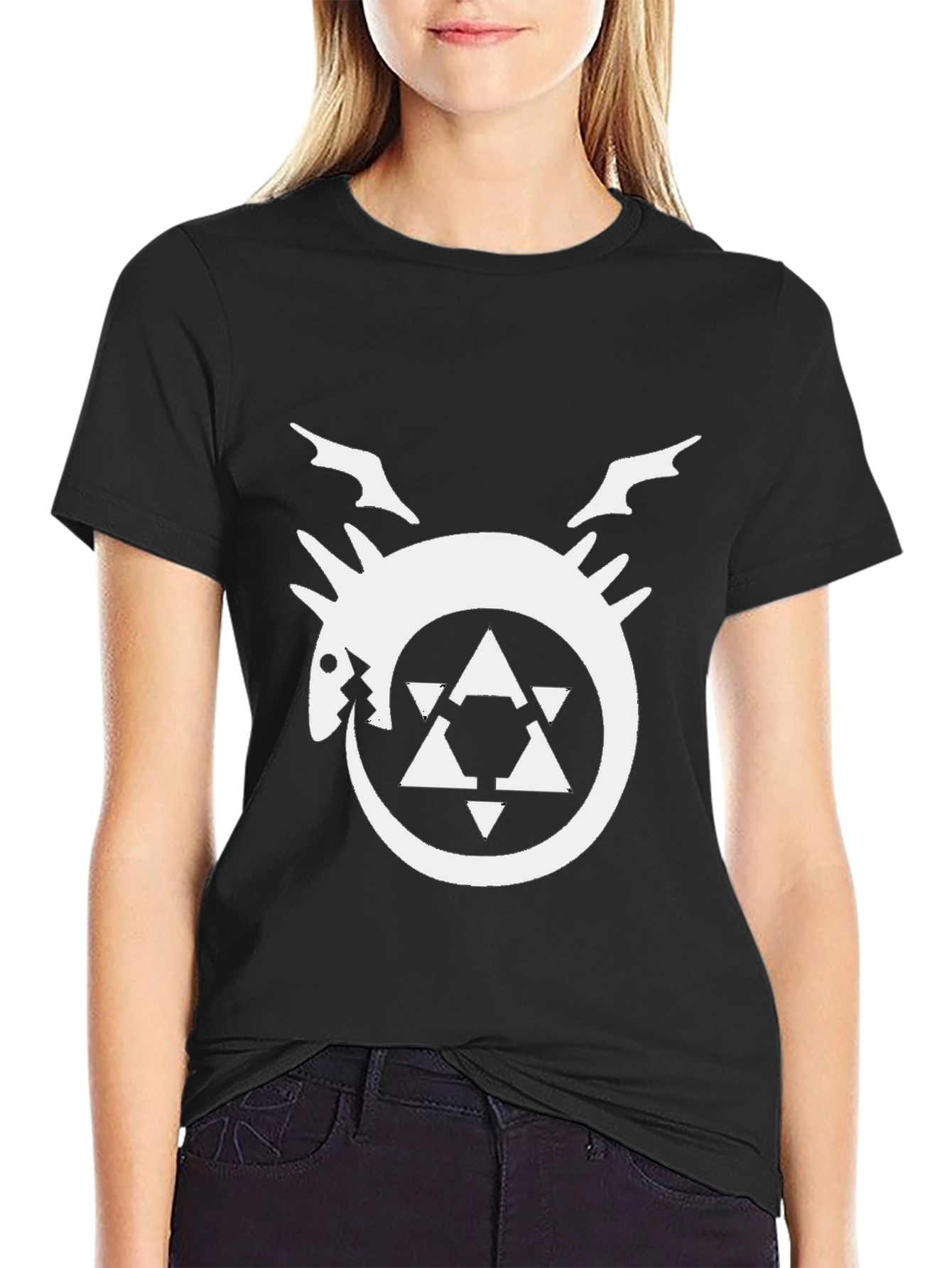Ouroboros T-Shirt - Dragon Circle Symbol