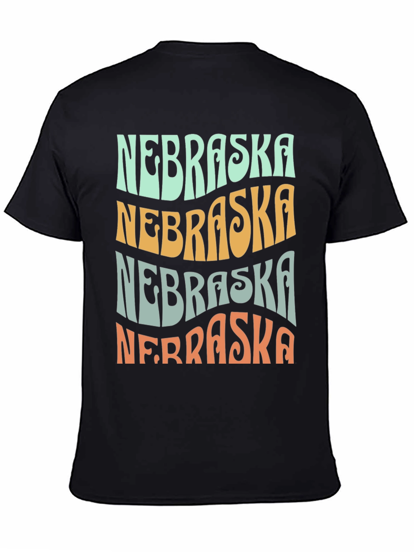Nebraska Graphic T-Shirt Retro Style