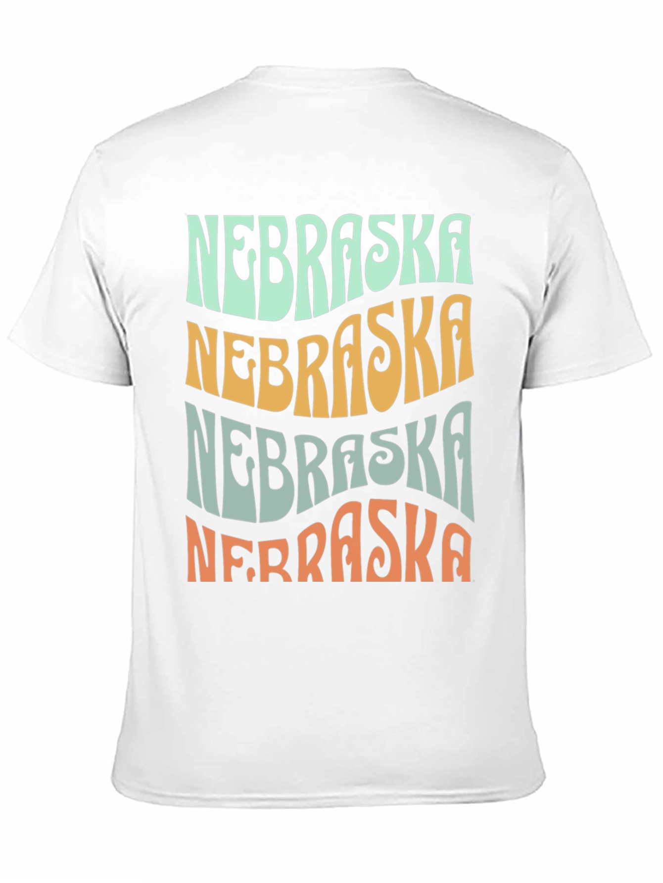 Nebraska Graphic T-Shirt Retro Style