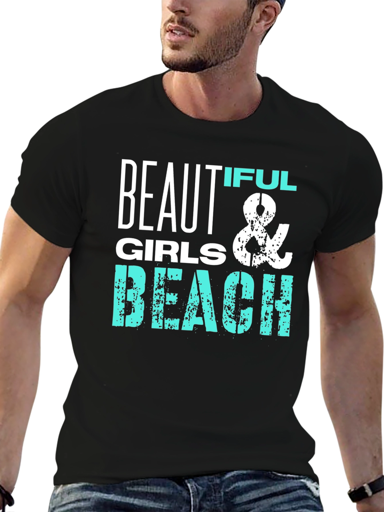 Beautiful Girls & Beach Graphic T-Shirt