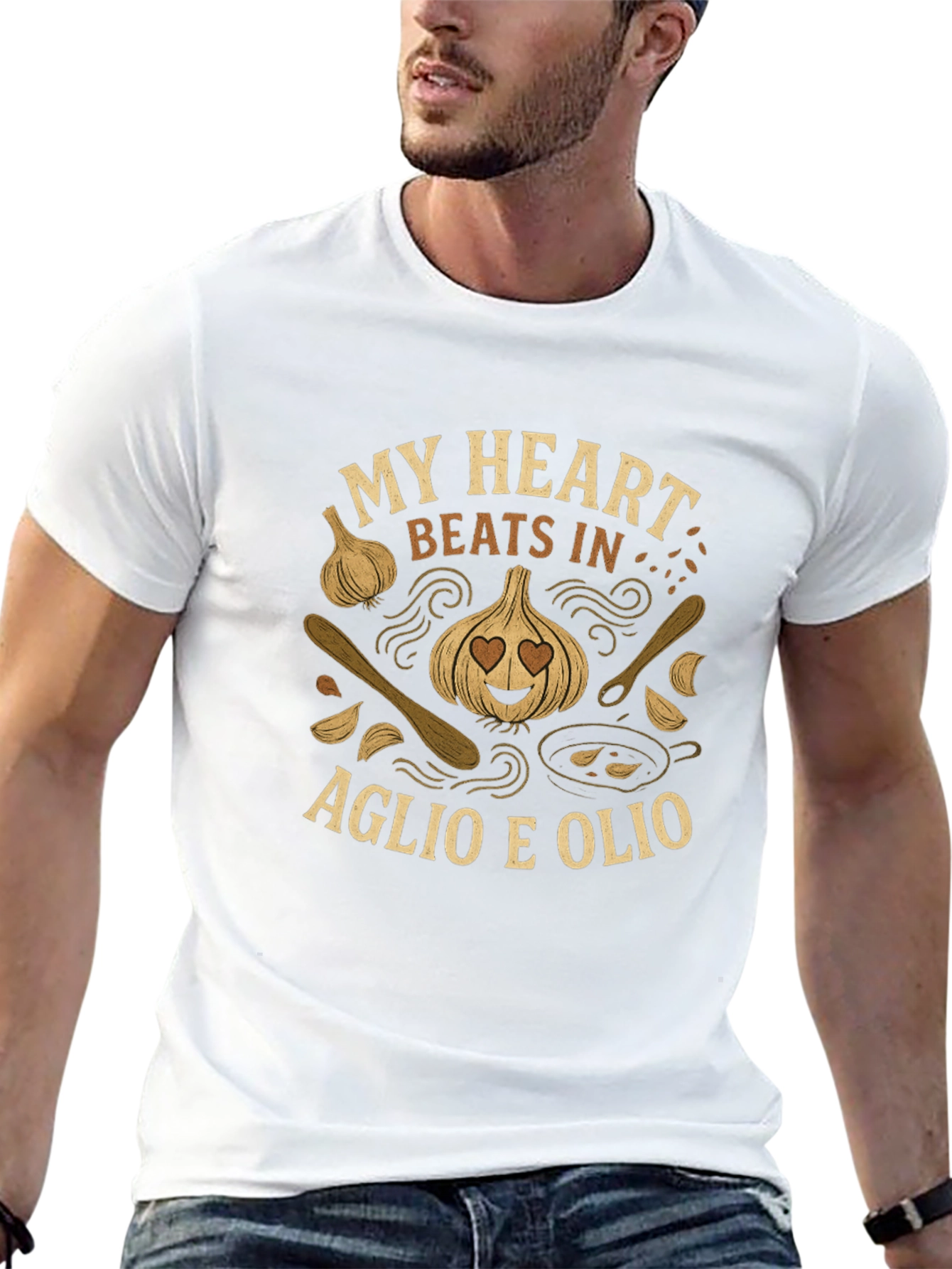Aglio e Olio Heartbeat T-Shirt