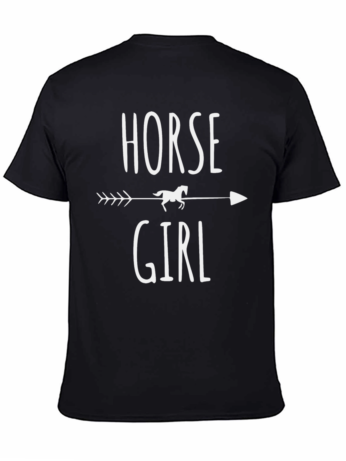 Horse Girl Arrow Graphic T-Shirt