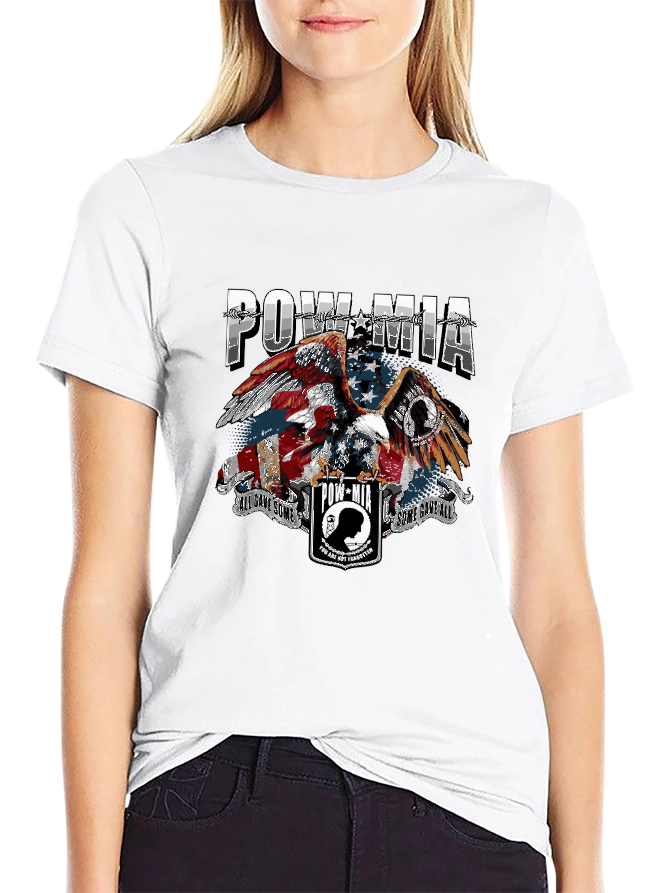 POW MIA Eagle T-Shirt - Some Gave All