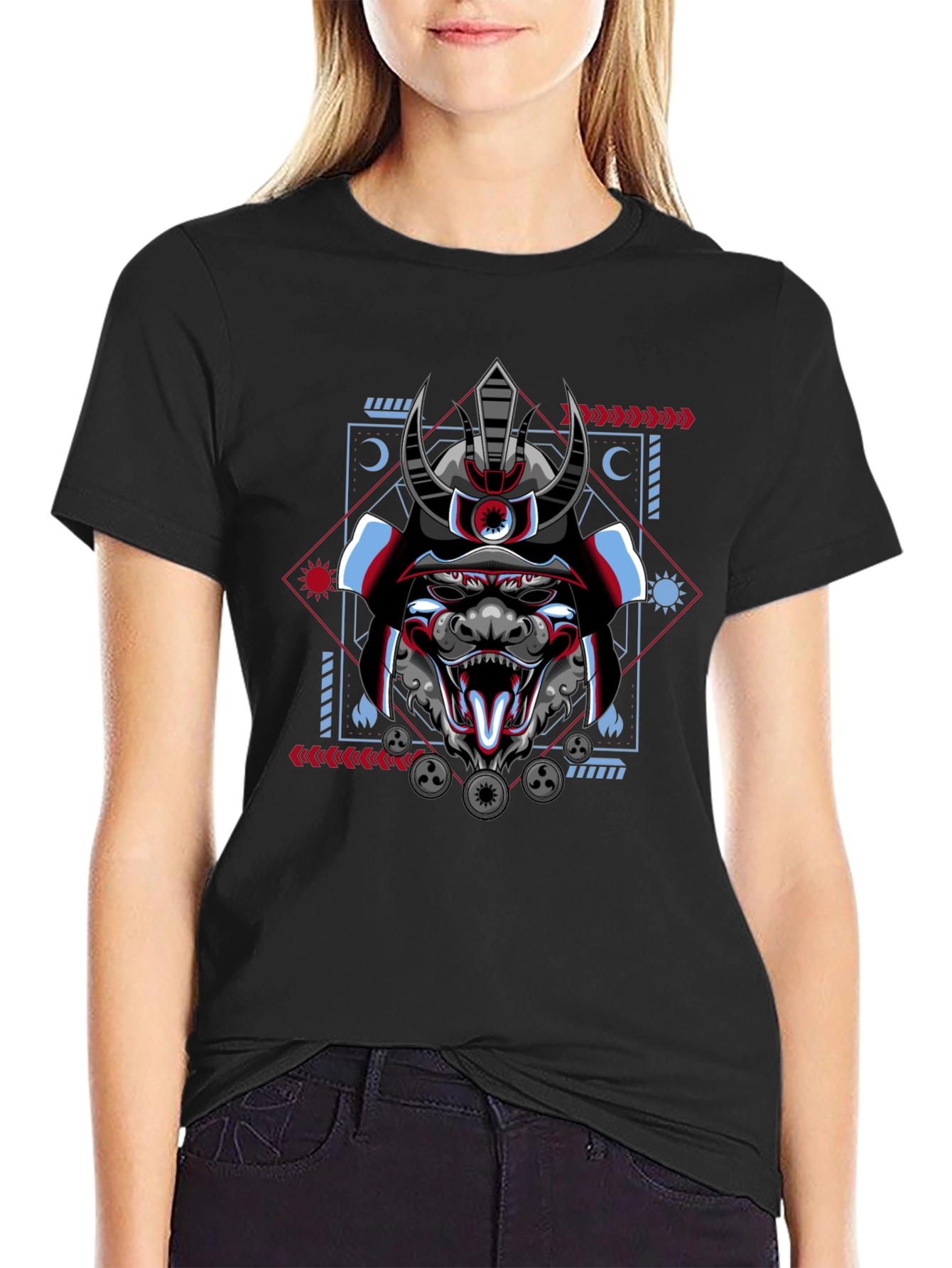 Samurai Demon Graphic Tee