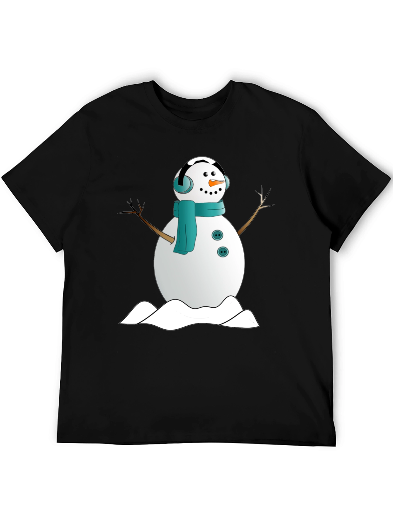 Snowman Graphic Tee - Winter Holiday Shirt
