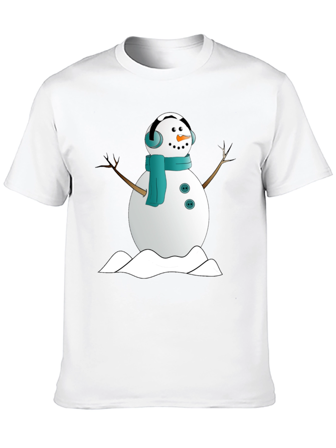 Snowman Graphic Tee - Winter Holiday Shirt