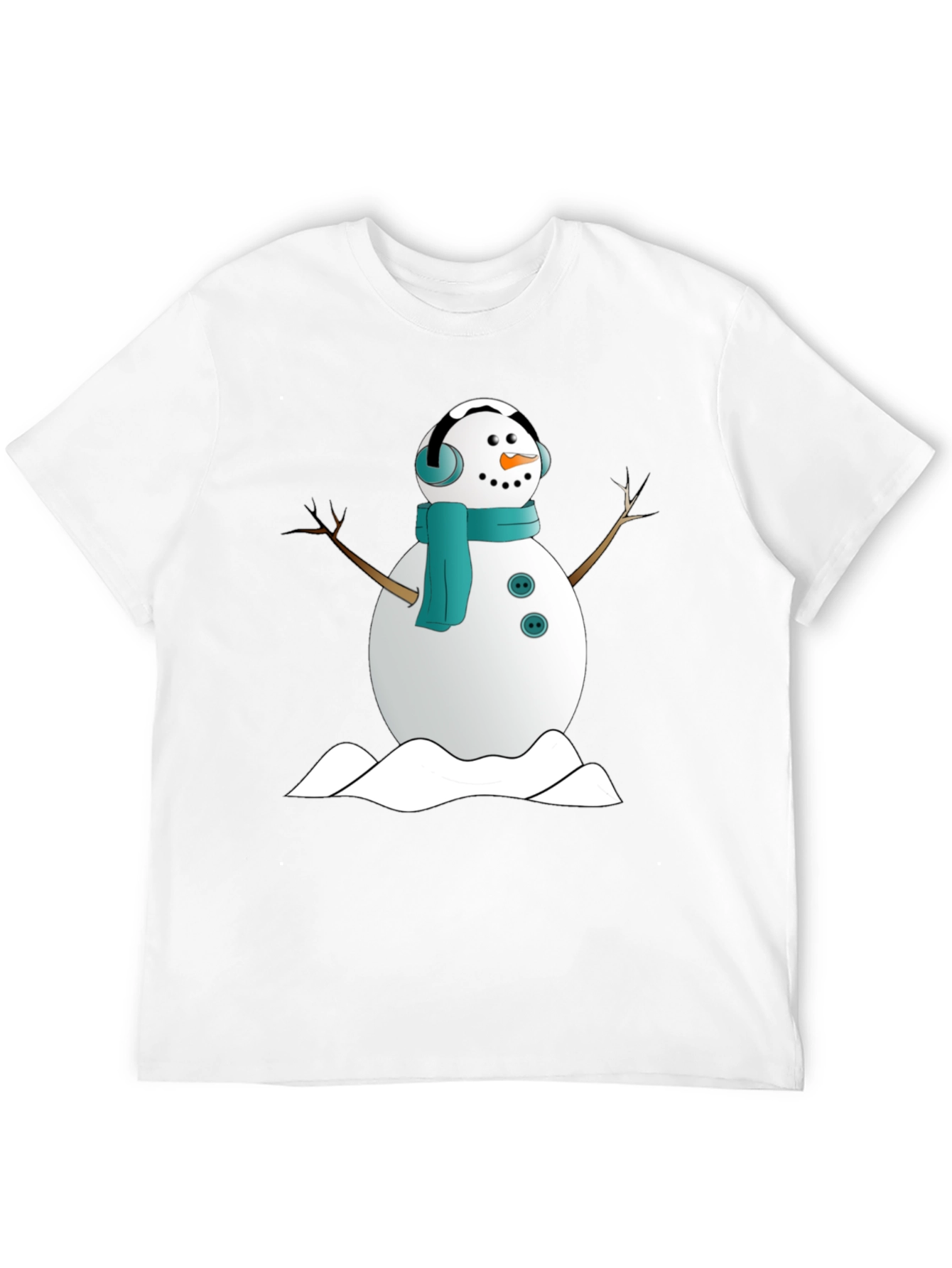Snowman Graphic Tee - Winter Holiday Shirt