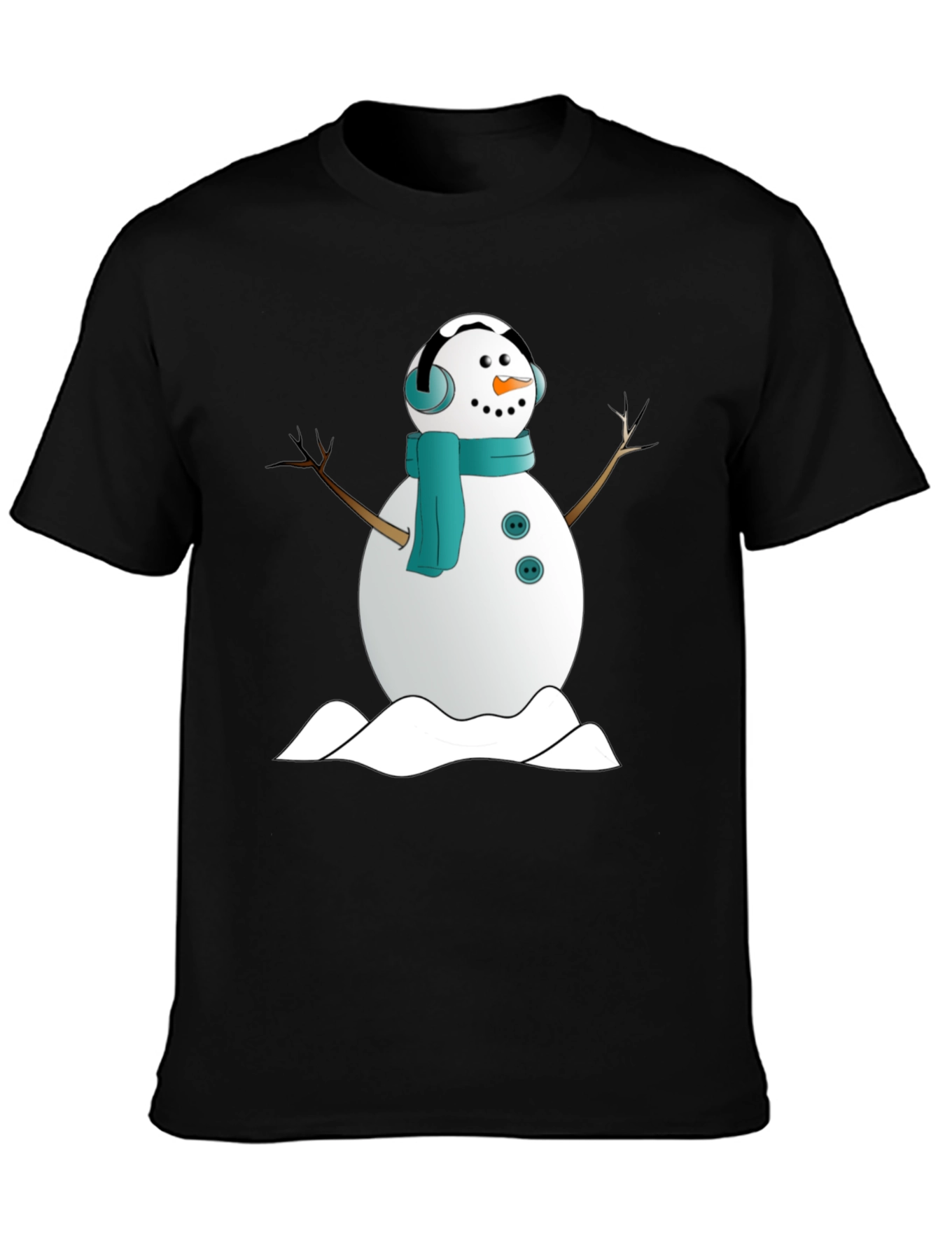 Snowman Graphic Tee - Winter Holiday Shirt