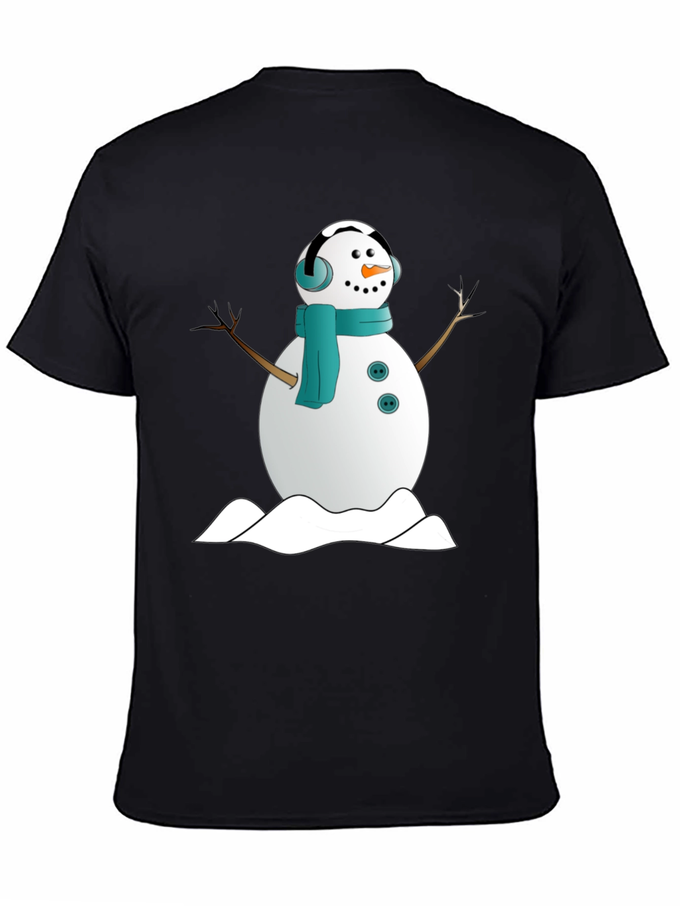 Snowman Graphic Tee - Winter Holiday Shirt