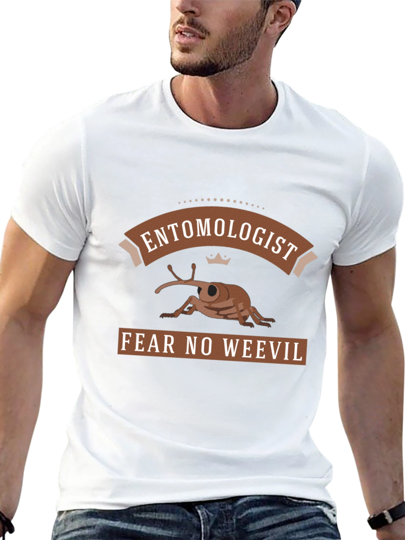 Entomologist Fear No Weevil Graphic T-Shirt