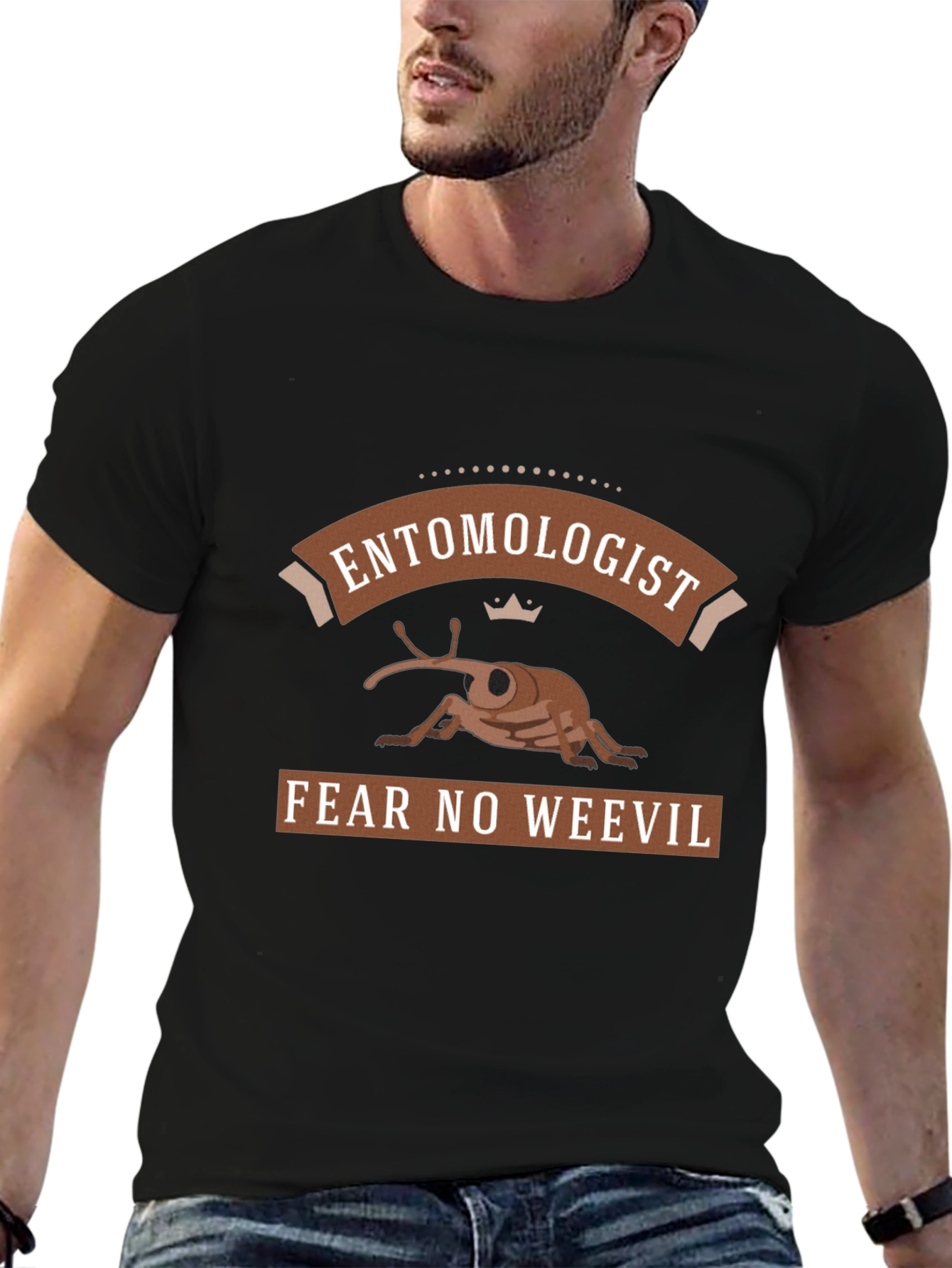 Entomologist Fear No Weevil Graphic T-Shirt