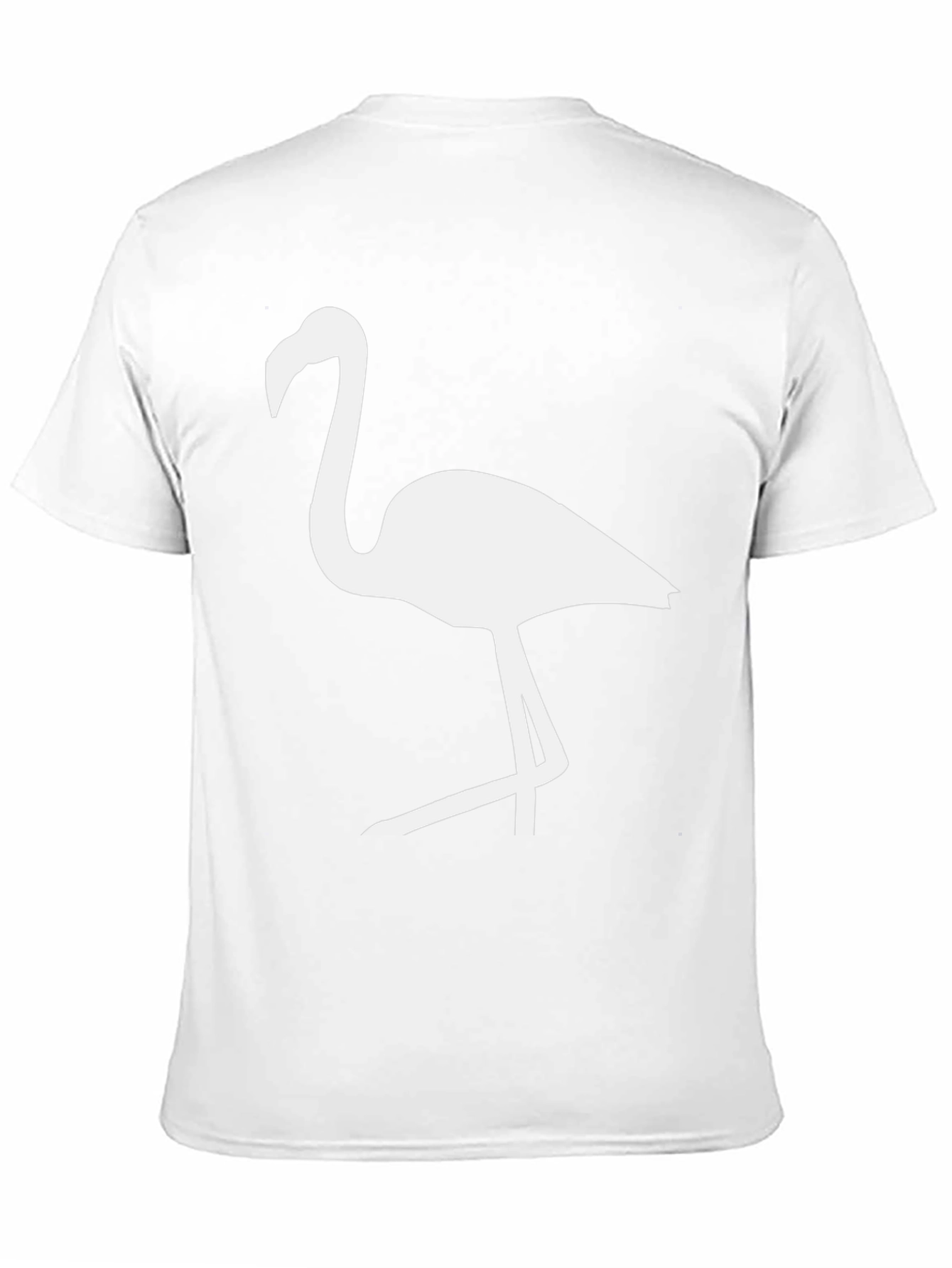 Black Flamingo Graphic Tee - Casual Comfort