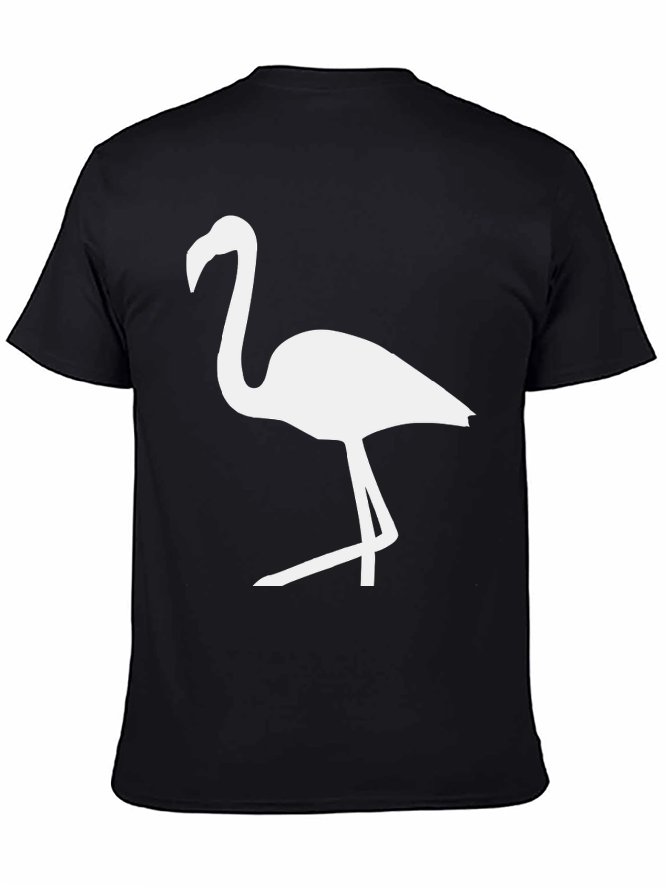 Black Flamingo Graphic Tee - Casual Comfort