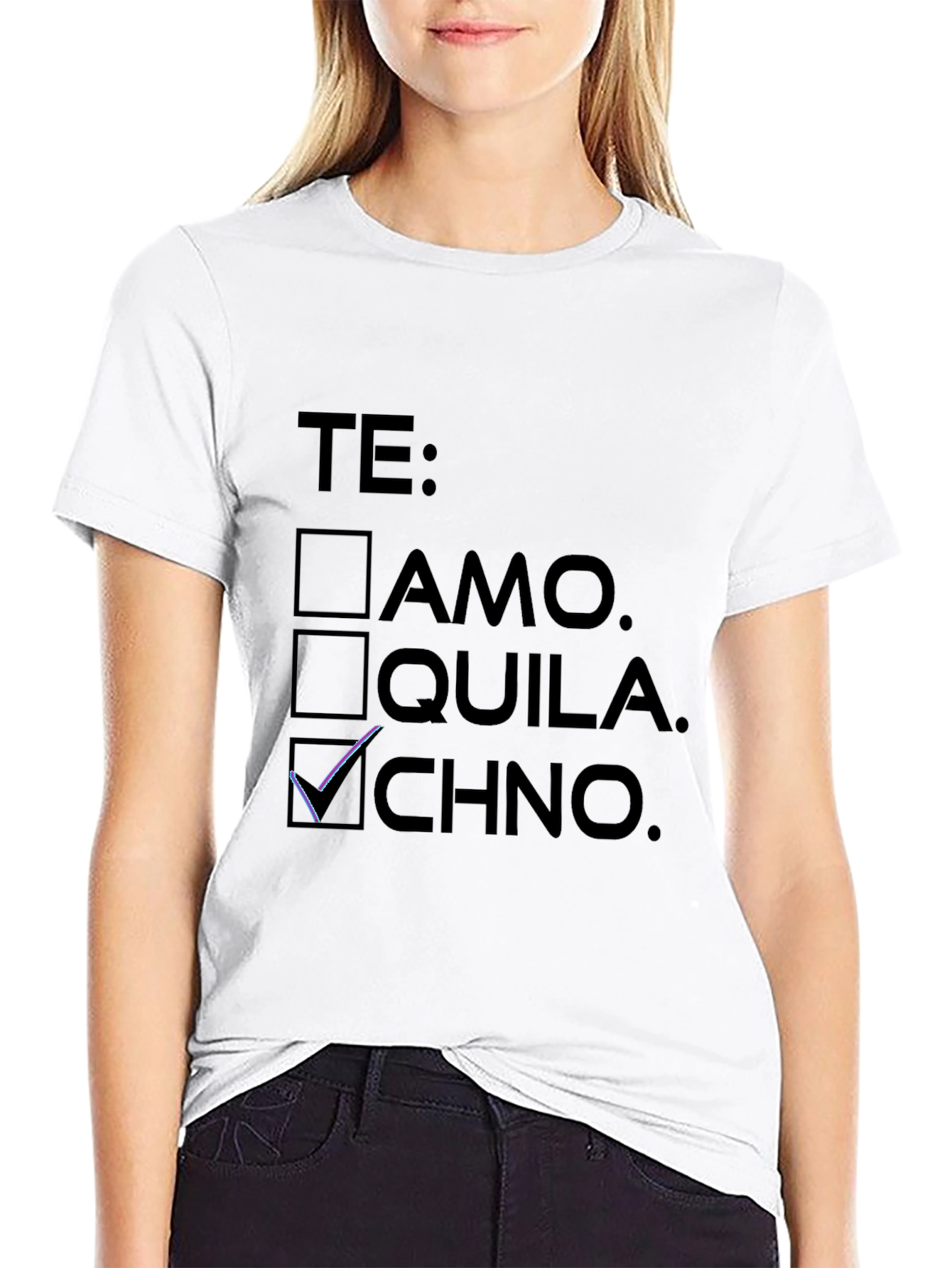 Te Techno Black T-Shirt