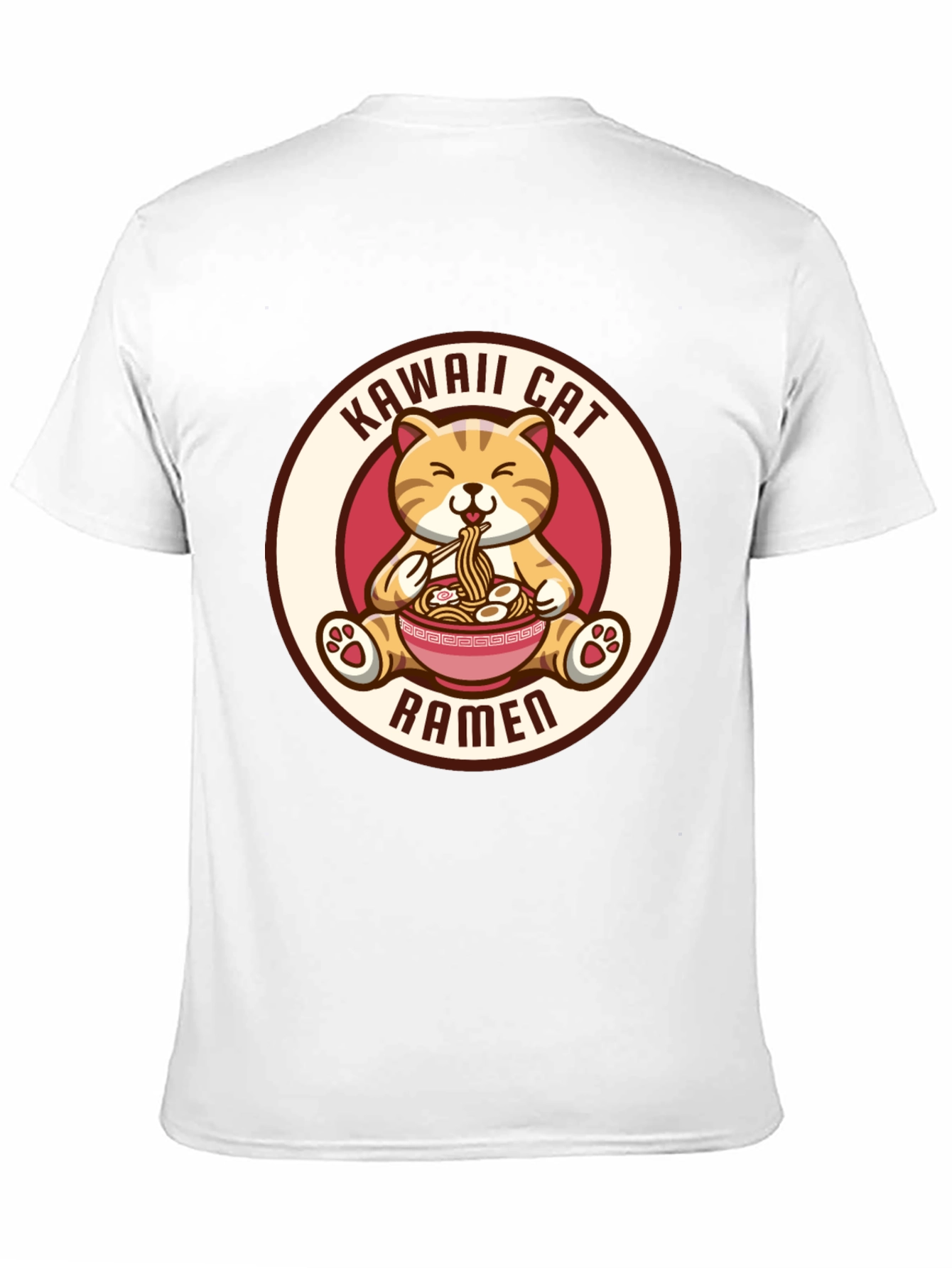 Kawaii Cat Ramen T-Shirt - Cute Anime Shirt