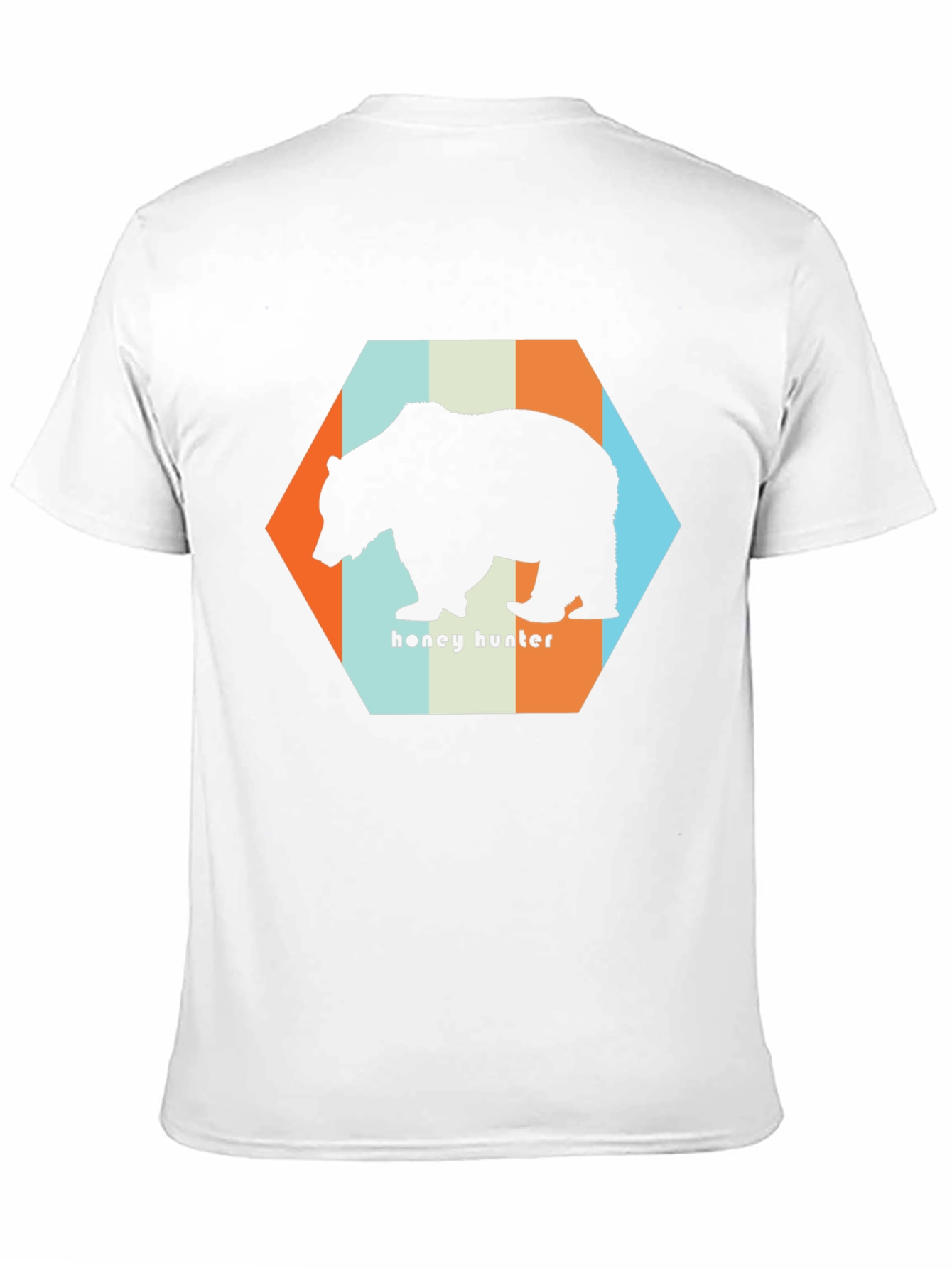 Honey Hunter Bear Graphic Tee - Black