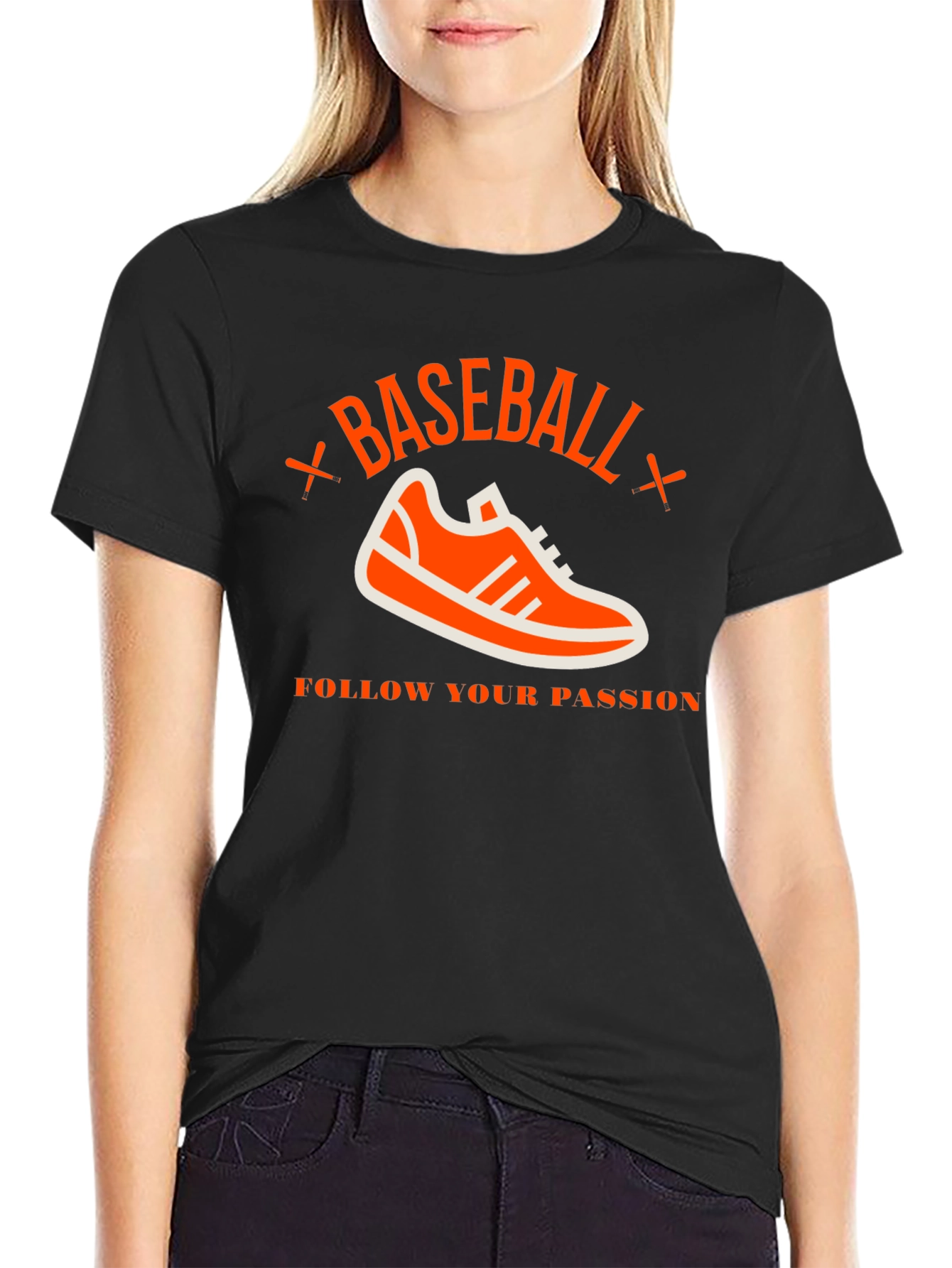 Baseball Passion T-Shirt - Black Graphic Tee