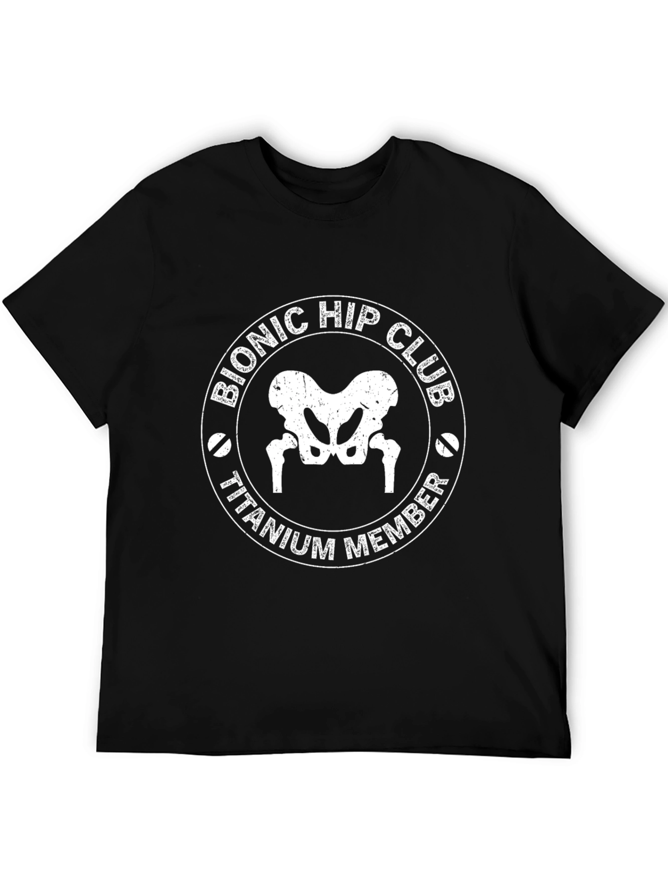 Bionic Hip Club Titanium Member Graphic T-Shirt
