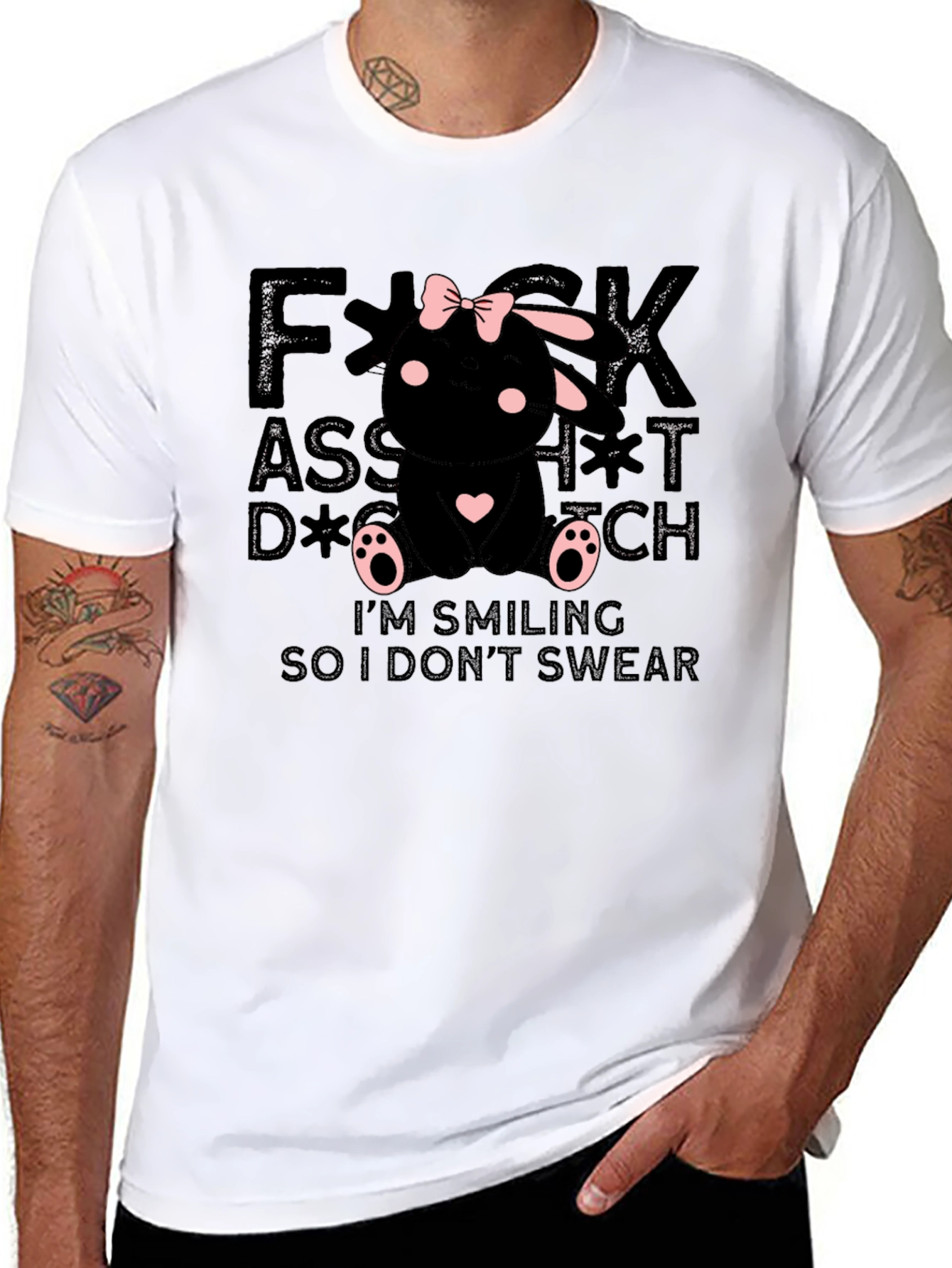 F*ck Assh*t D*ck B*tch Bunny T-Shirt