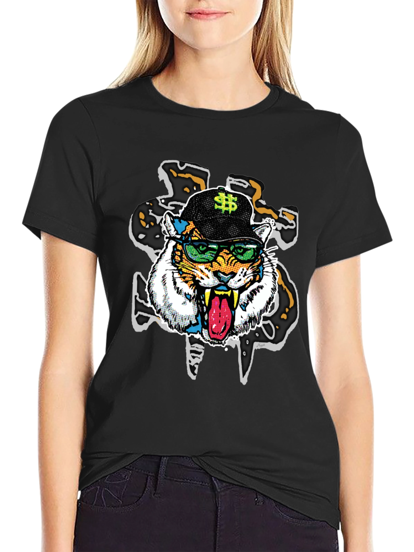 Tiger in Shades Graphic Tee