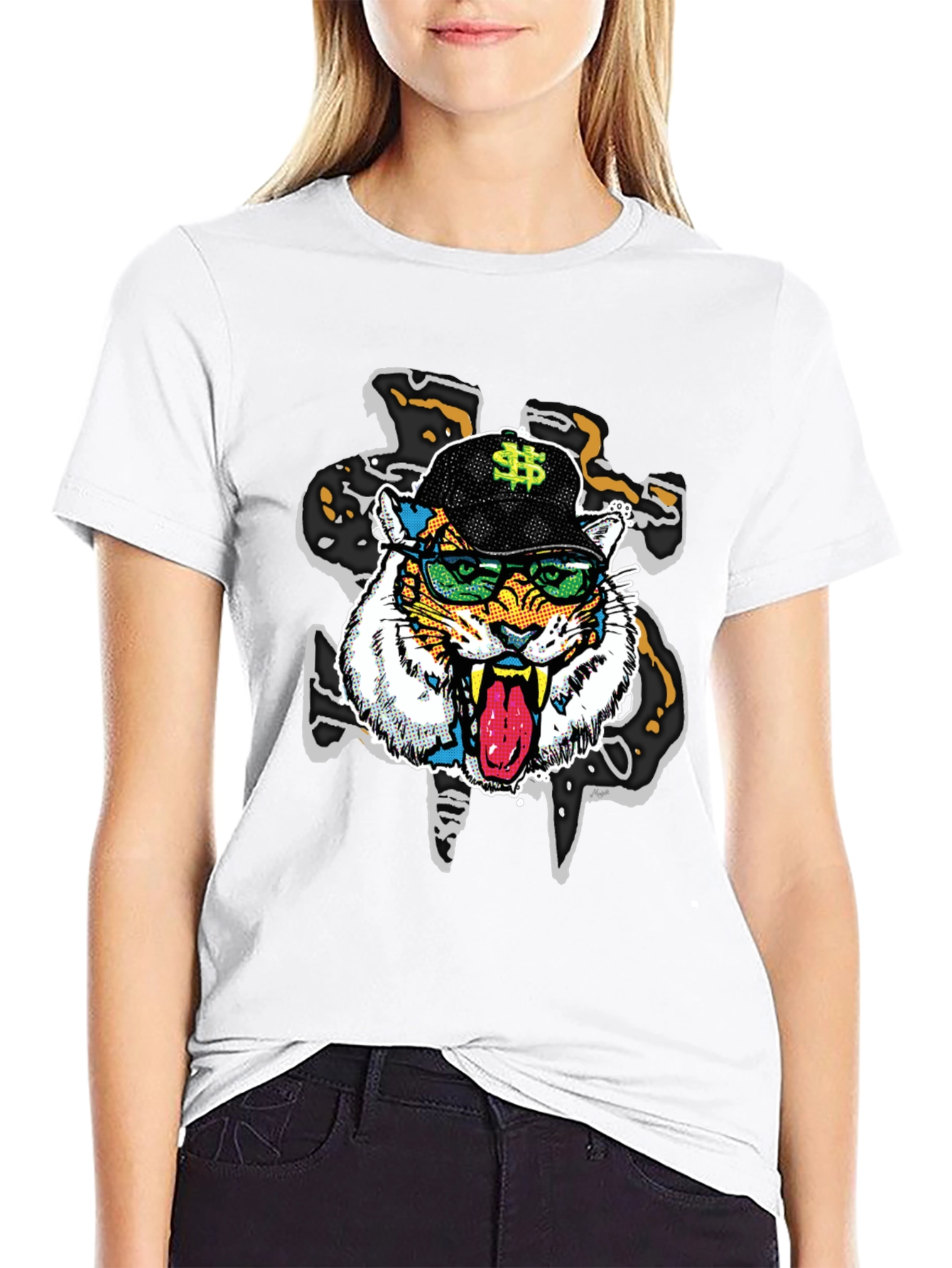 Tiger in Shades Graphic Tee