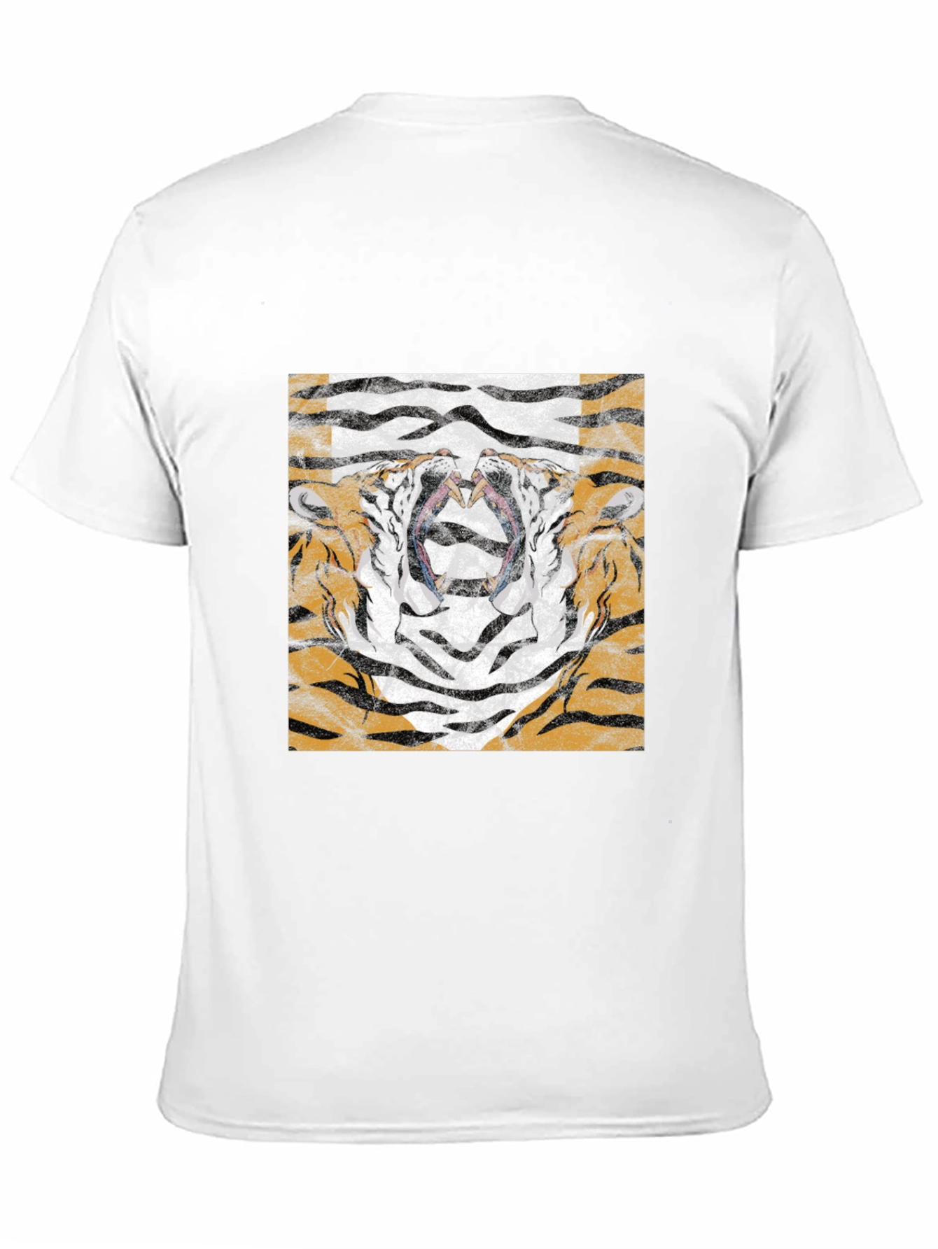 Tiger Face Graphic Black T-Shirt