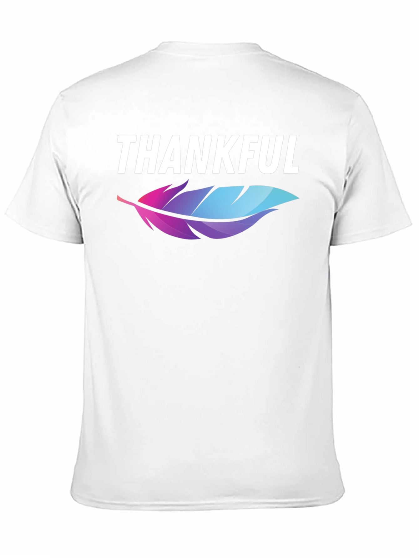 Thankful Feather Graphic T-Shirt