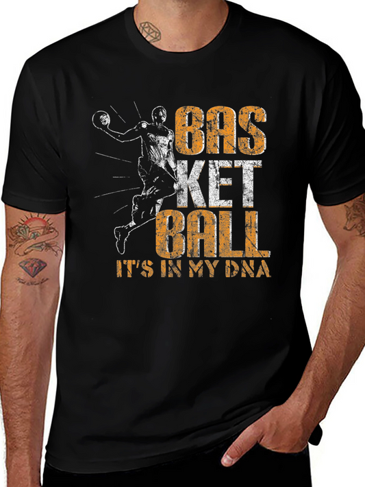 Basketball DNA T-Shirt - Sports Fan Apparel
